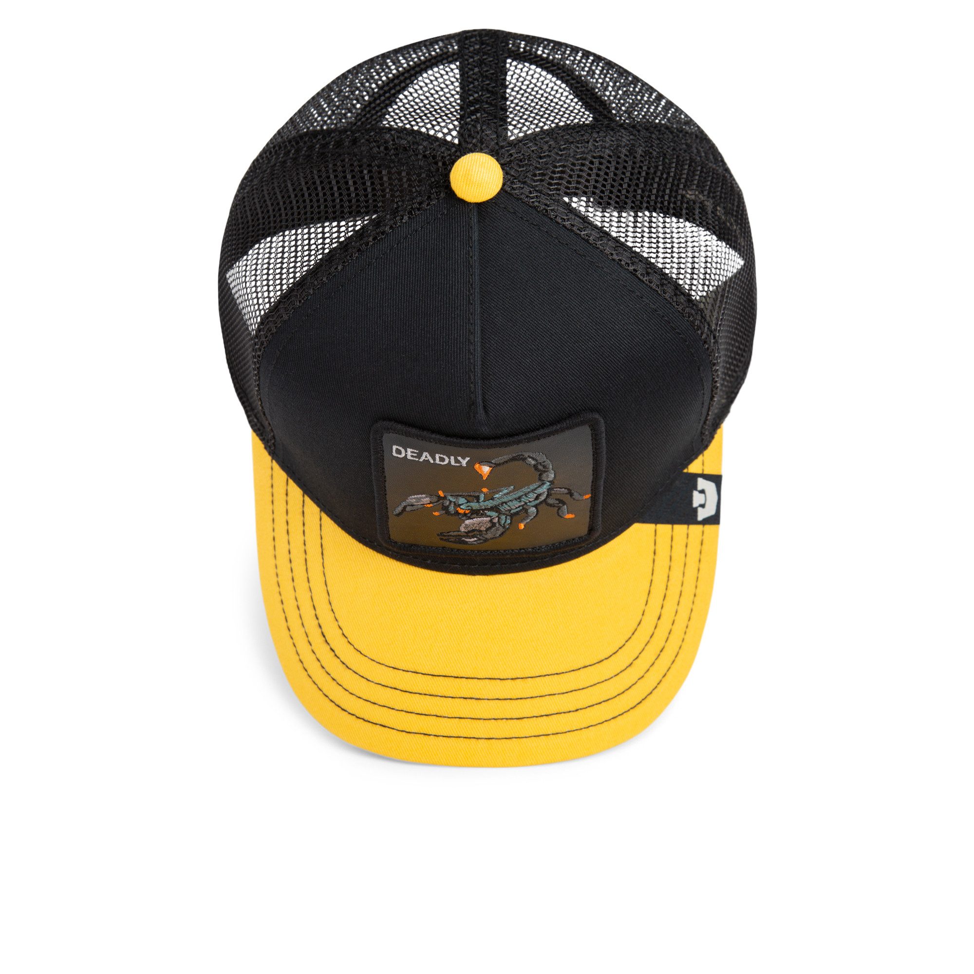 GOORIN Bros. Trucker Cap Goorin Bros. Deadly Trucker Cap - VOID / BEAM - Black Yellow (Basecap, Meshcap, Trucker Kappe)