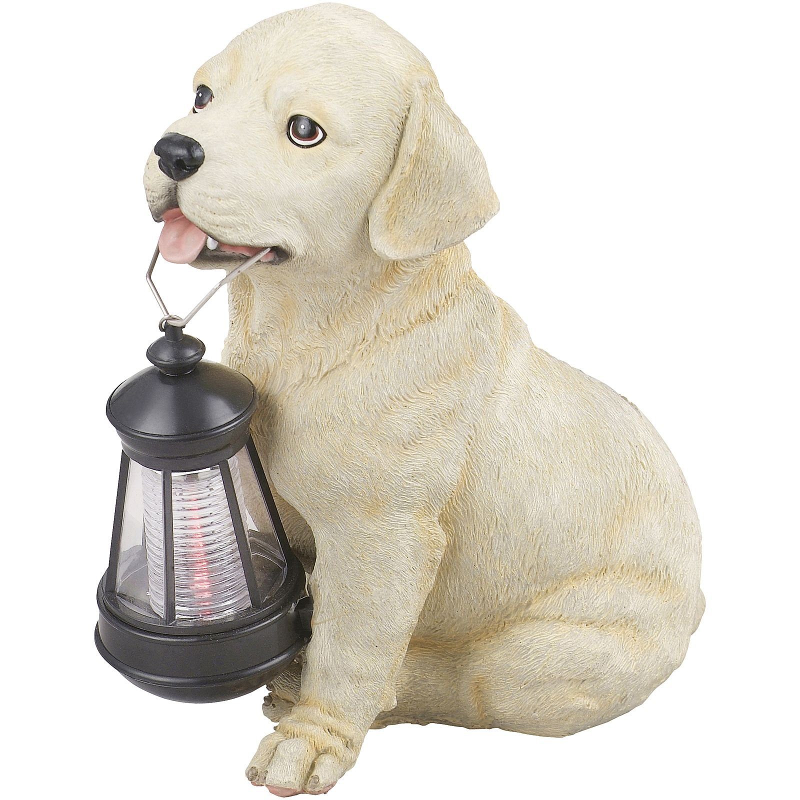 Globo LED Solarleuchte GLOBO Solarleuchte Garten Hund Deko Solarlampe