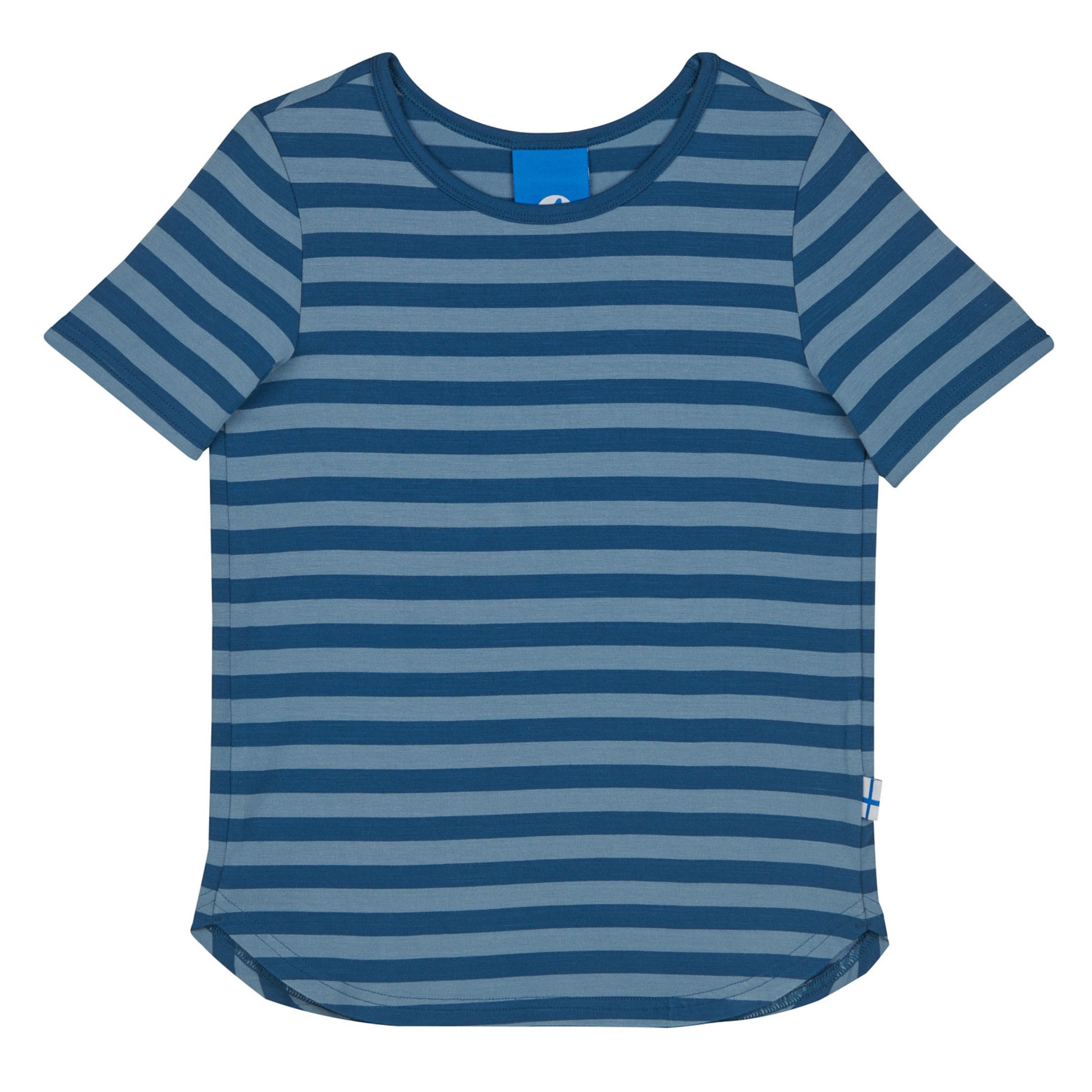 Finkid T-Shirt Finkid Maalari T-Shirt Dove/Real Teal 140/150