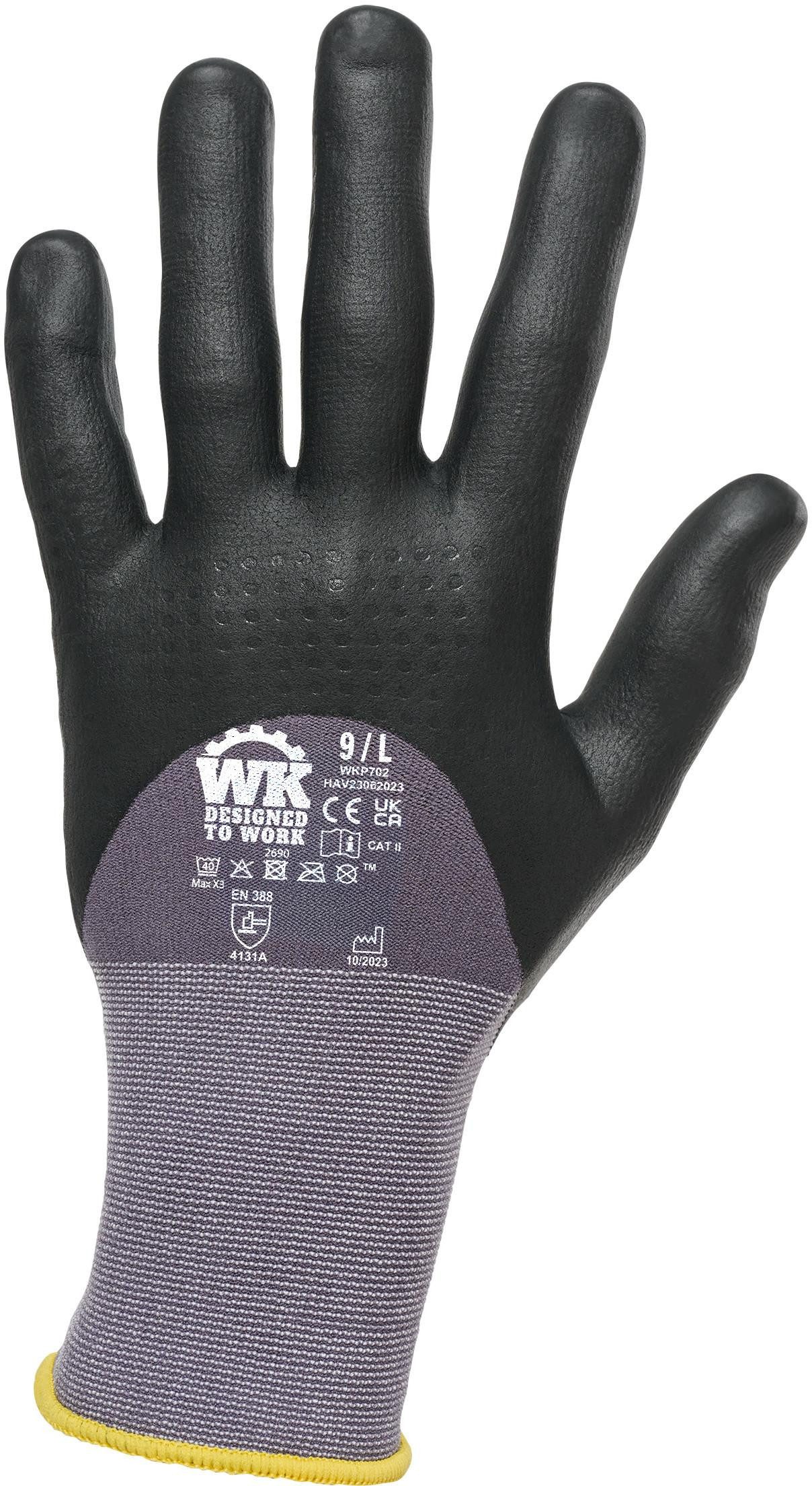 WK. Designed To Work Arbeitshandschuhe Handschuhe für schwere Materialhandhabung