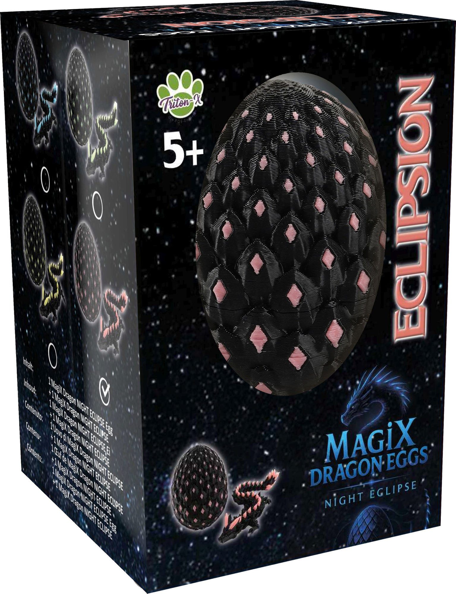 Vedes Spiel MagiX Dragon Eggs Night Eclipse – 1 Stk., Design zufällig