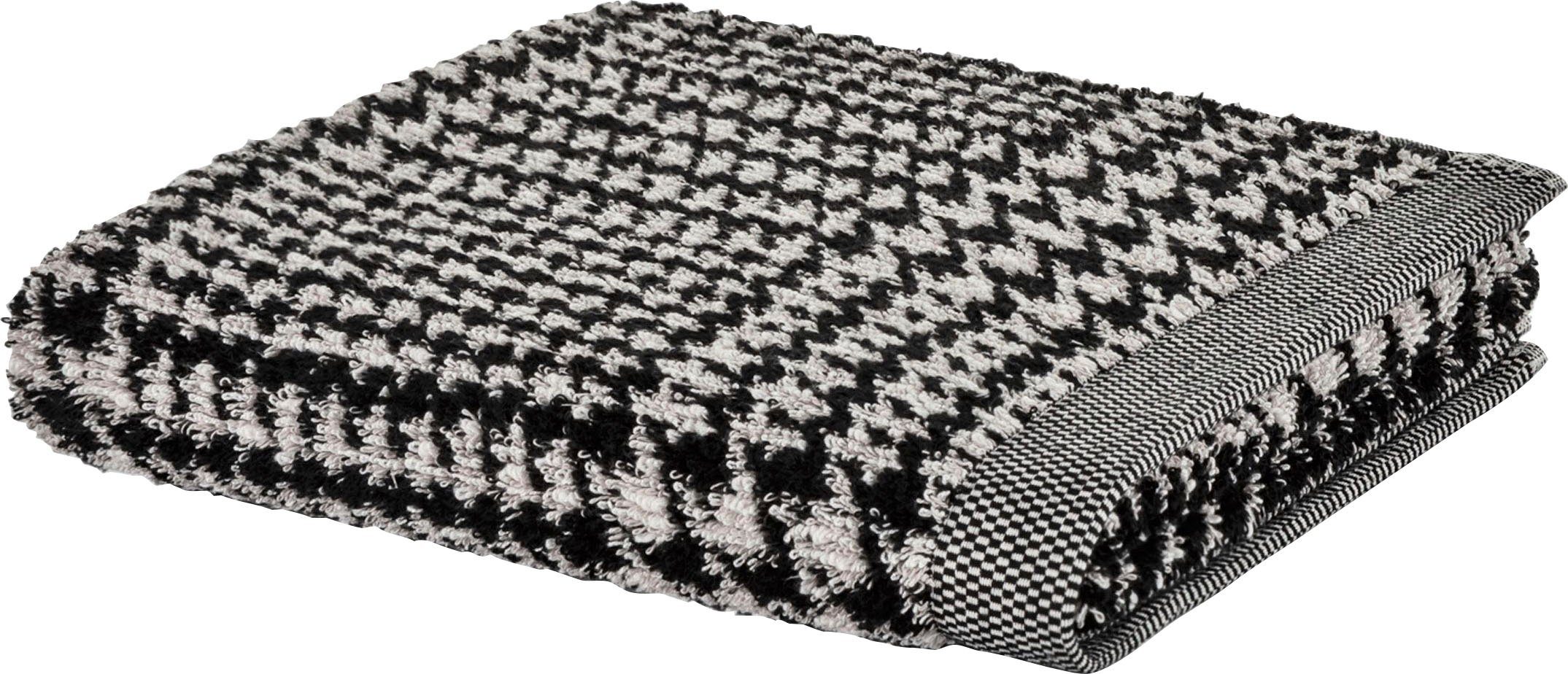 Möve Handtuch Brooklyn Glencheck, Walkfrottier (1-St), Made in Germany günstig online kaufen