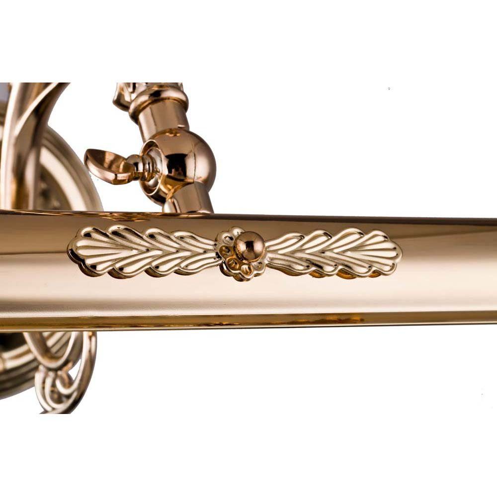 Maytoni Bilderleuchte, Leuchtmittel nicht inklusive, Wandlampe Wandleuchte Flurlampe Bildleuchte Spiegelleuchte Metall gold