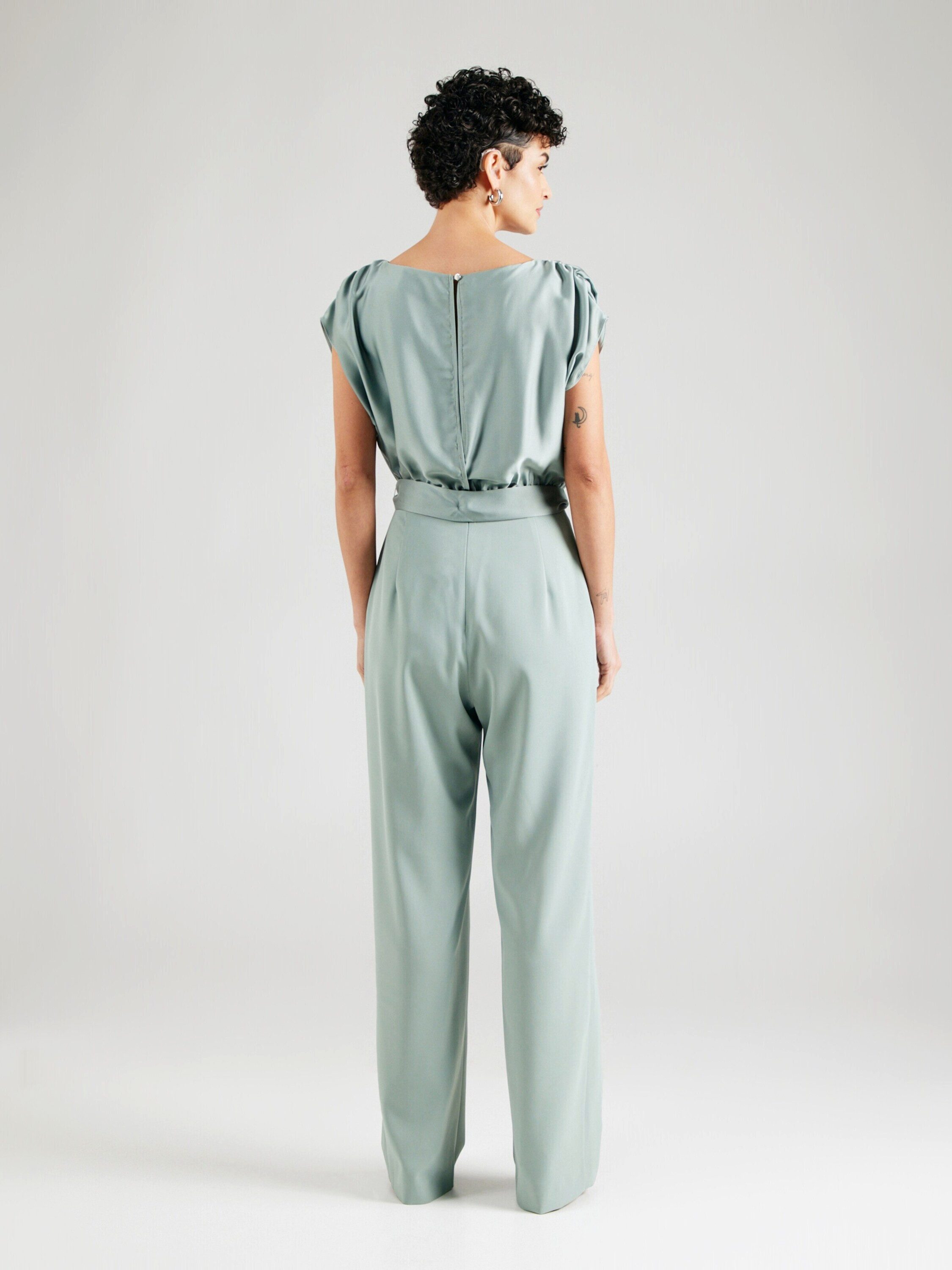 SWING Jumpsuit (1-tlg) Drapiert/gerafft