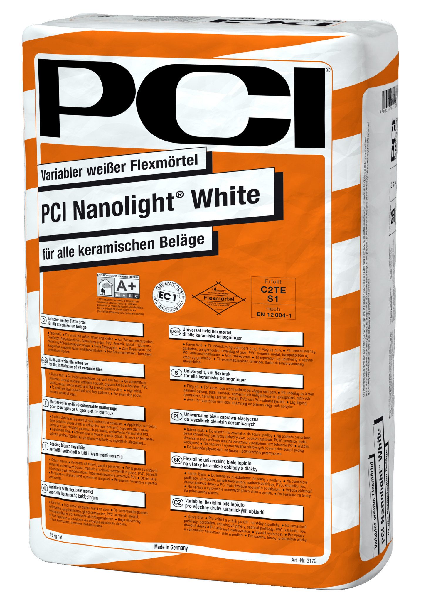 PCI Миномет PCI Nanolight® White weiß 15 kg
