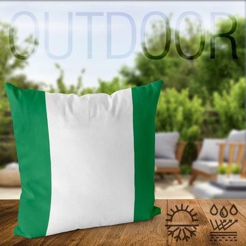 Kissenbezug, VOID, Sofa-Kissen Nigeria WM Flagge Fahne Fan-Outdoor Flag Afrika