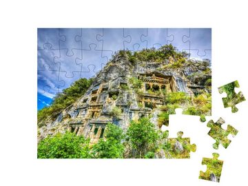 puzzleYOU Puzzle Antike Stadt Telmessos in Fethiye, 48 Puzzleteile, puzzleYOU-Kollektionen Türkei
