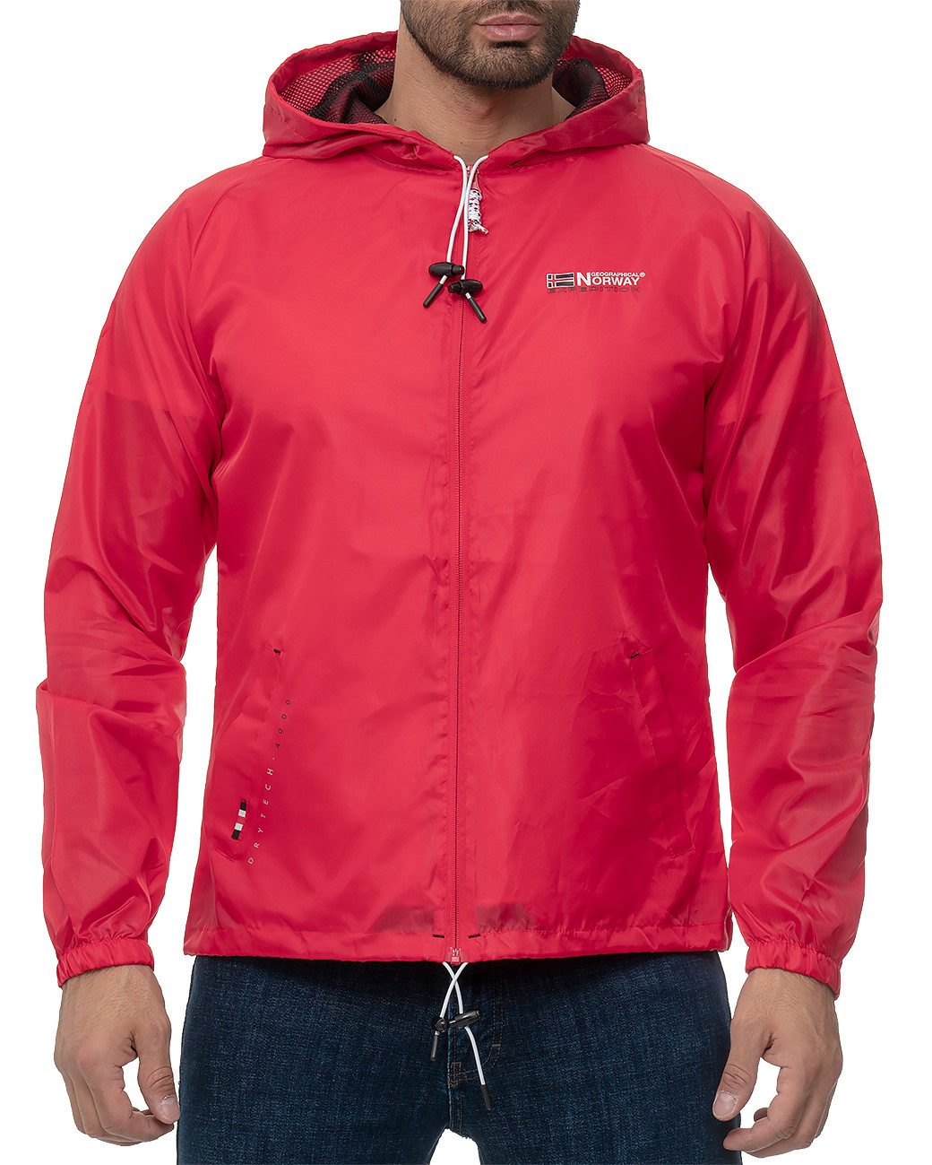 Windbreaker Allwetter Outdoor Jacke baboat Red XL
