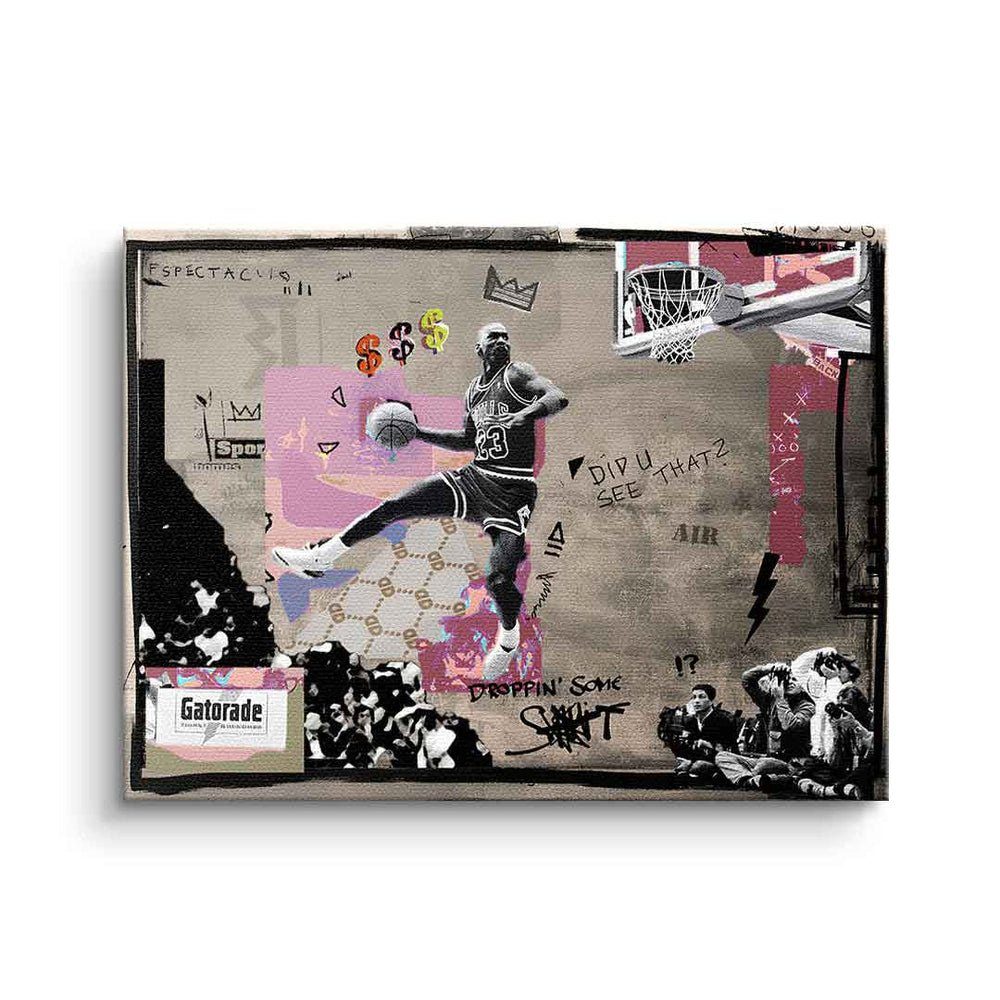 Leinwandbild Michael Jordan Air