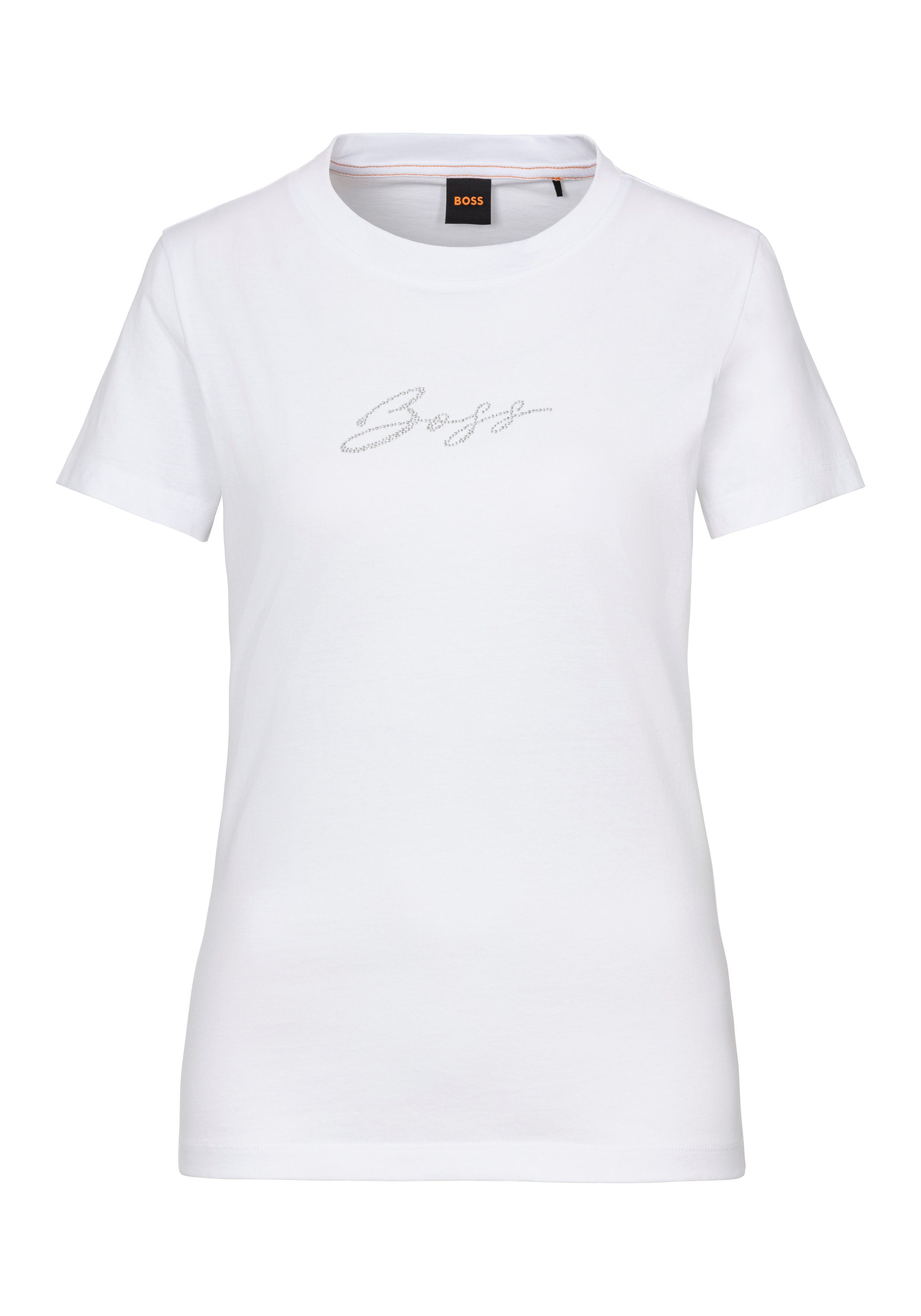 BOSS ORANGE T-Shirt Esogo_MA_crystal Premium Damenmode günstig online kaufen