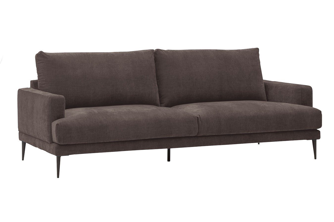 Duck XL living daslagerhaus Big-Sofa braun 3-Sitzer Stoff