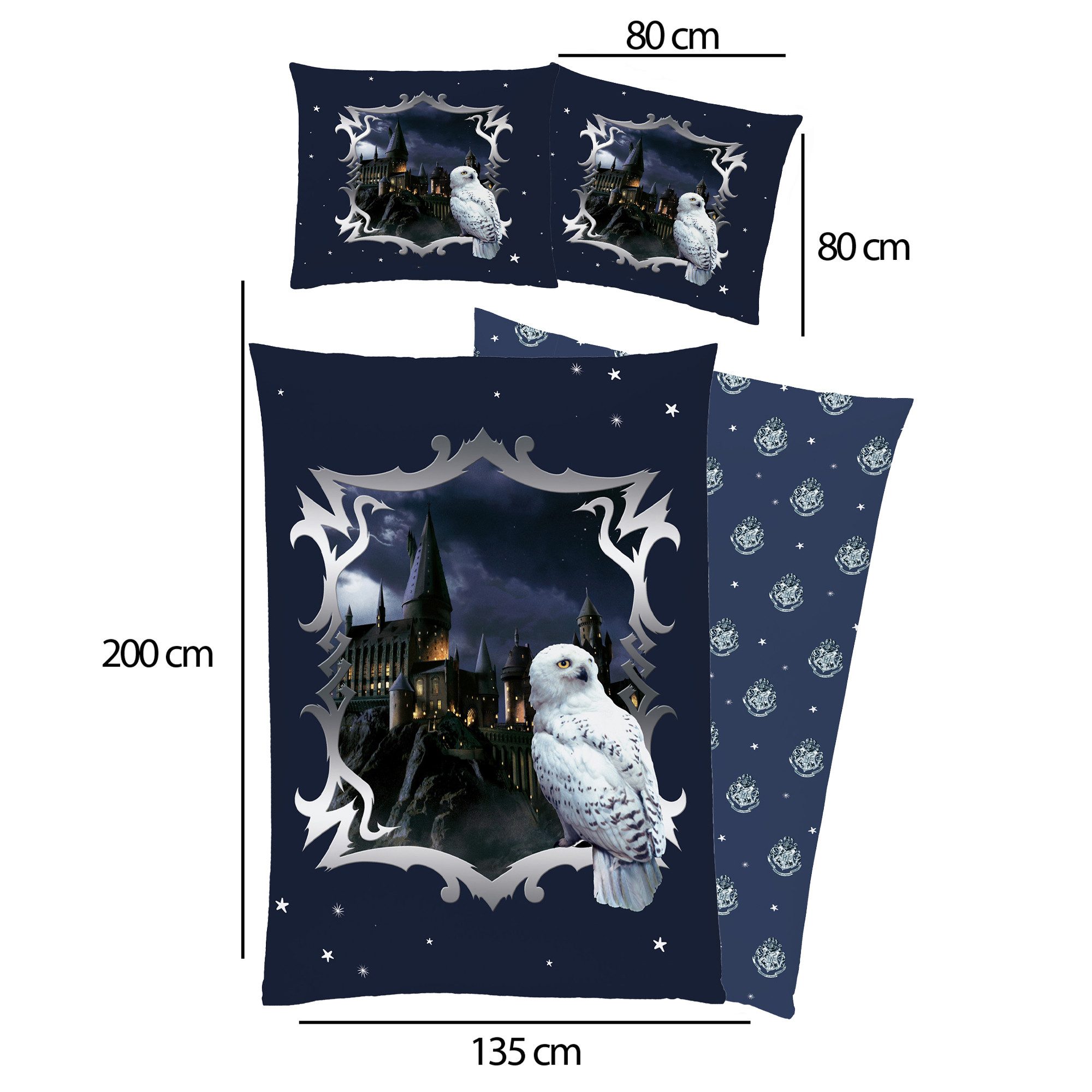 BERONAGE Kinderbettwäsche Harry Potter Stars Bettwäsche günstig online kaufen