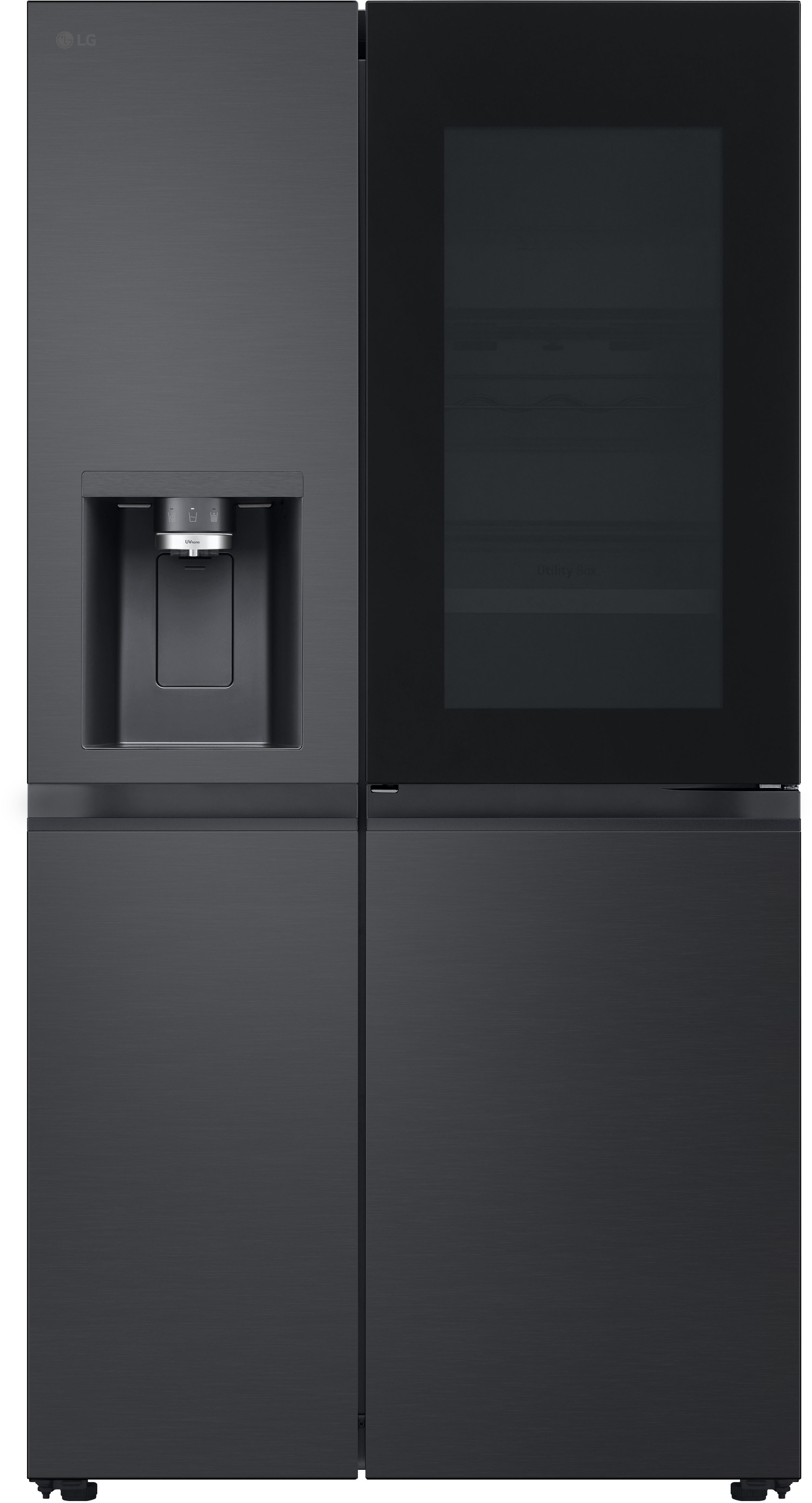 LG Side-by-Side X-Serie GSXB90EVDD, 179 cm hoch, 91,3 cm breit, InstaView®: zweimal klopfen, reinschauen! Craft Ice Eiskugeln