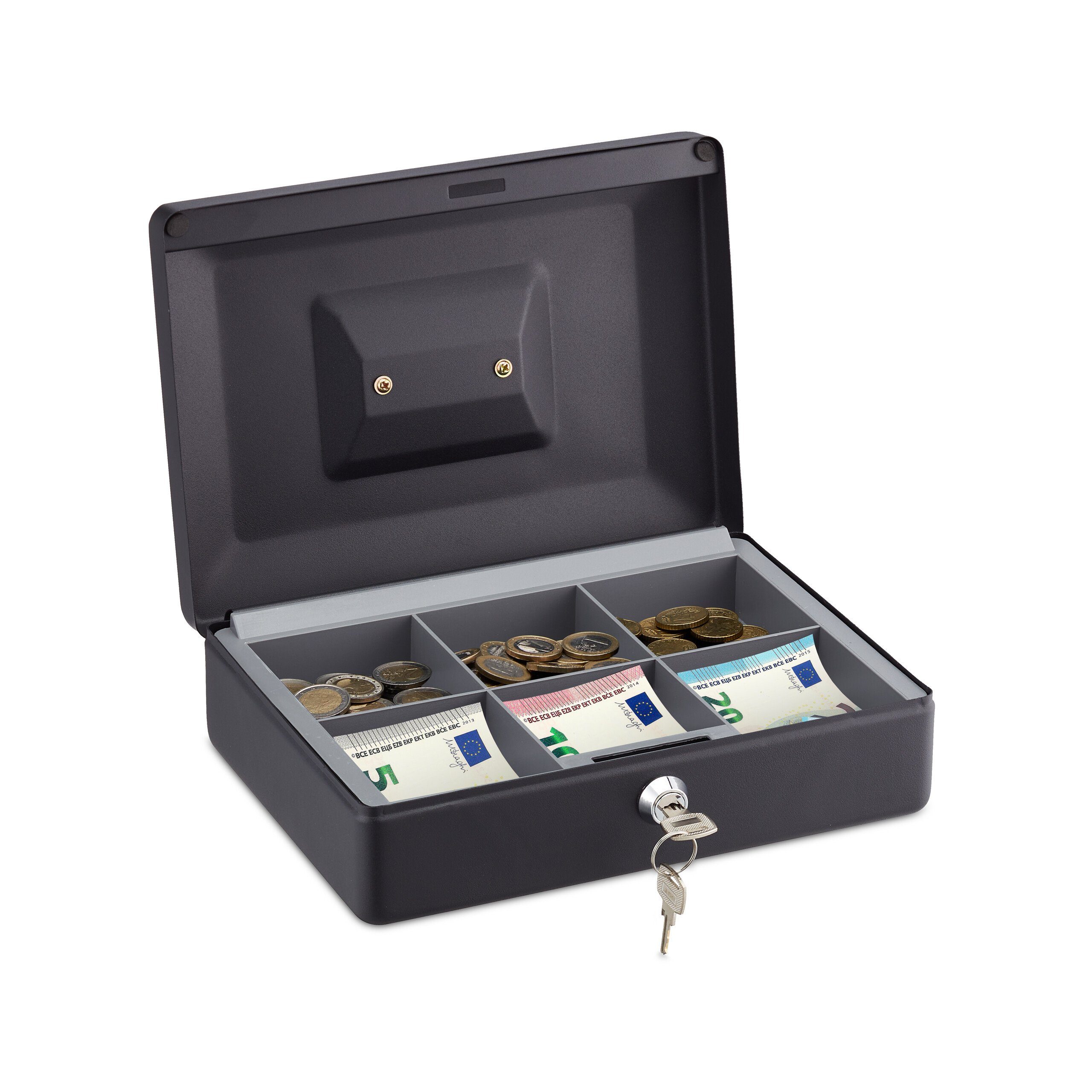 Geldkassette mit 2 Schlüssel