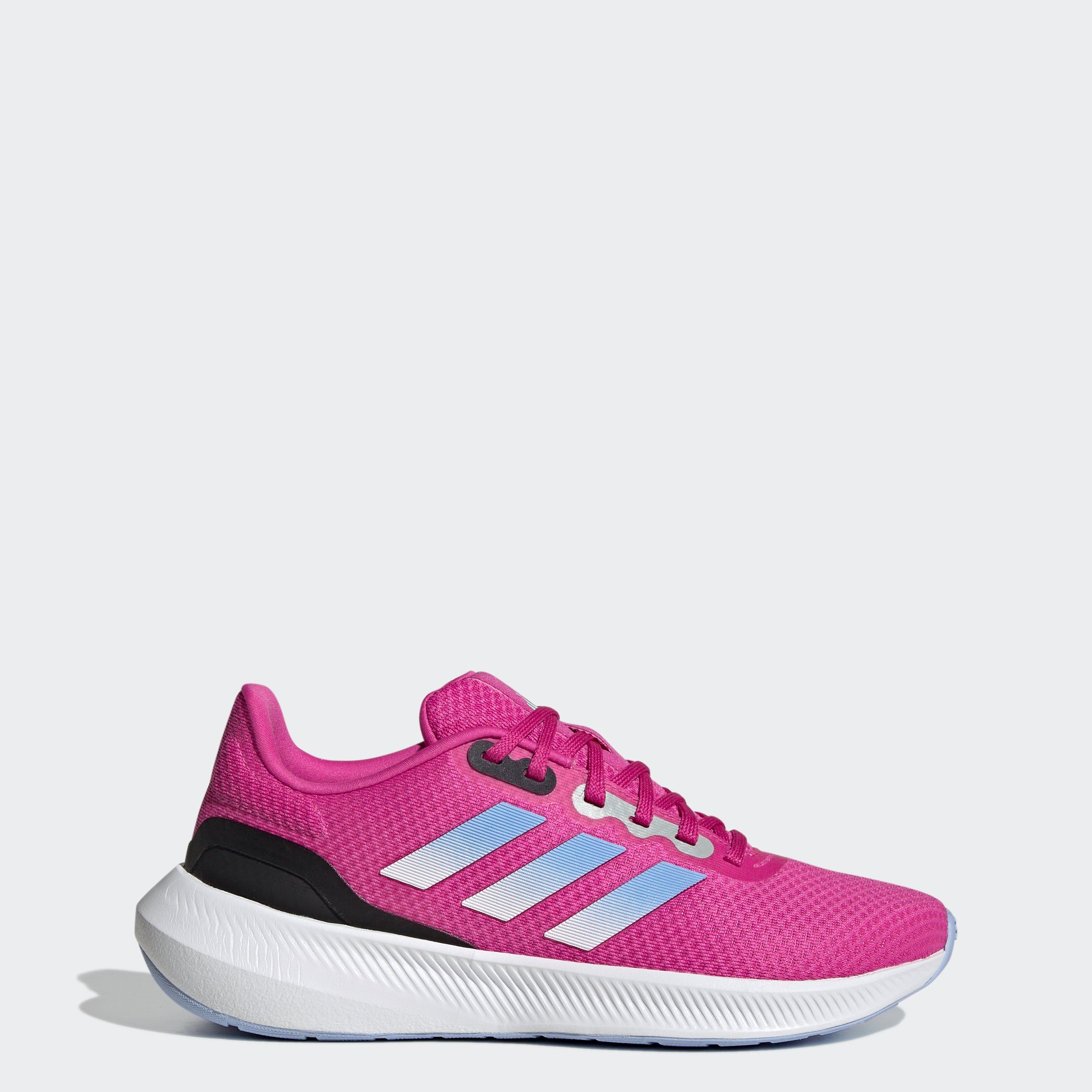 adidas Performance White Lucid Blue Cloud 3 Laufschuh / RUNFALCON Fuchsia Dawn 