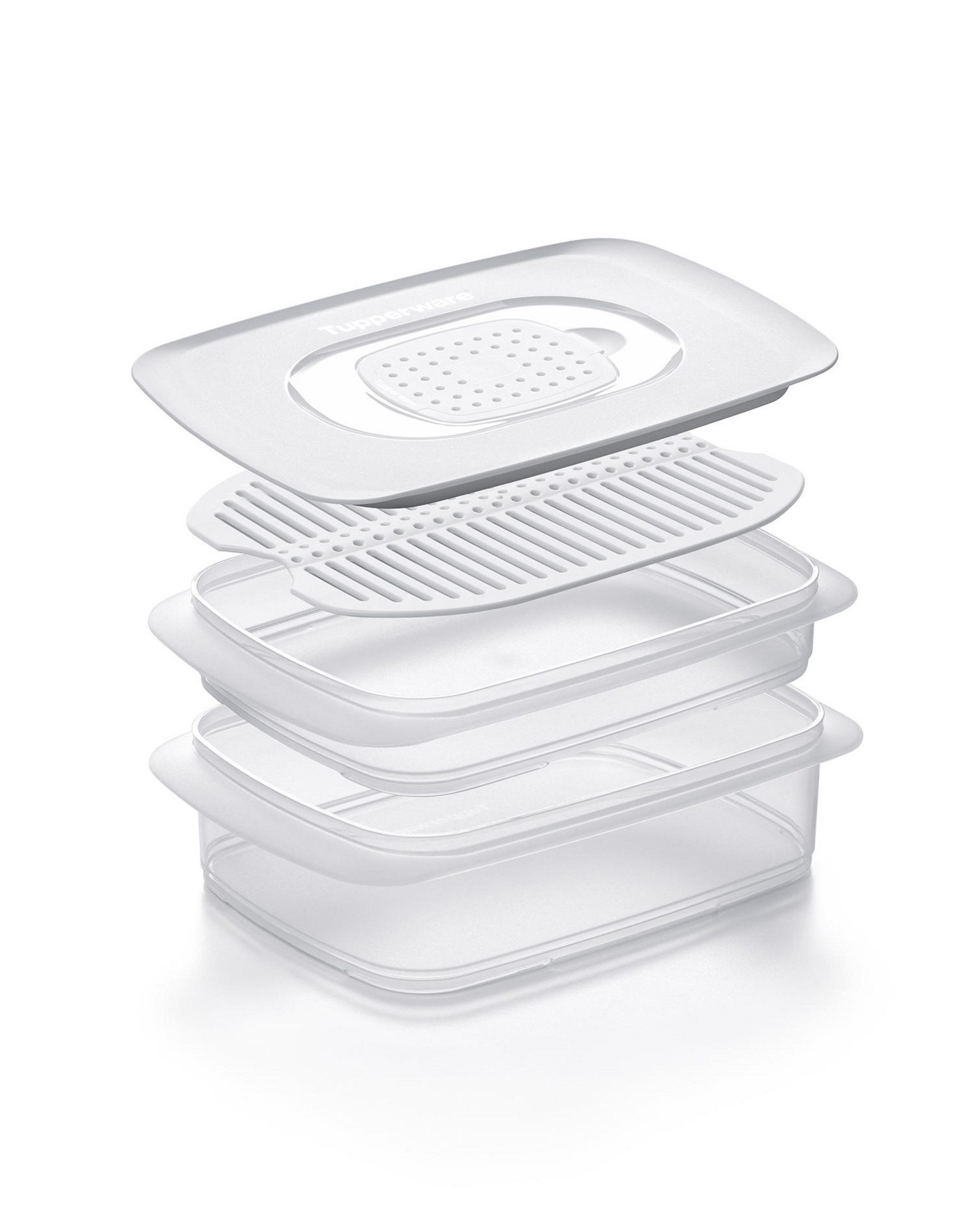 TUPPERWARE Vorratsdose Tupperware Kühlschrank Box Frischebox Cool N Fresh Duo, Bonboniere