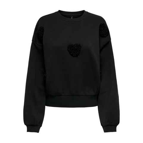 ONLY Sweater ONLKIARA L/S HEART O-NECK BOX SWT