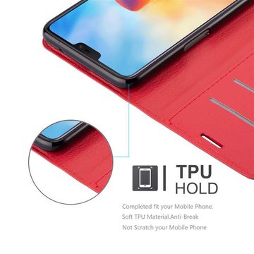 Cadorabo Handyhülle OnePlus 6 OnePlus 6, Klappbare Handy Schutzhülle - Hülle - mit Standfunktion und Kartenfach