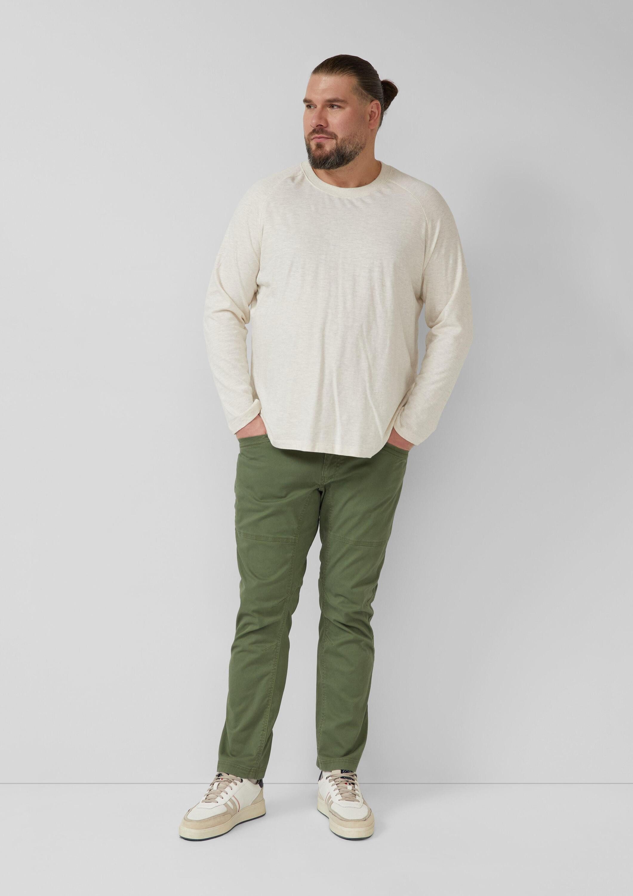s.Oliver Chinos Hose CASBY Regular-Fit-Hose aus Baumwollstretch im Workerstyle
