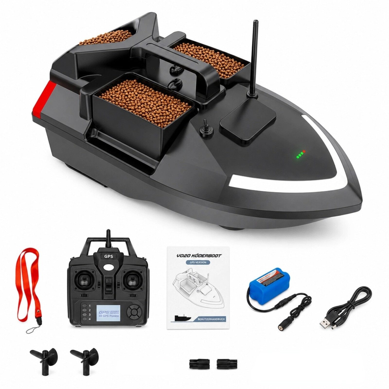 RC-Boot Futterboot Futterboot Angeln Futterboot mit GPS
