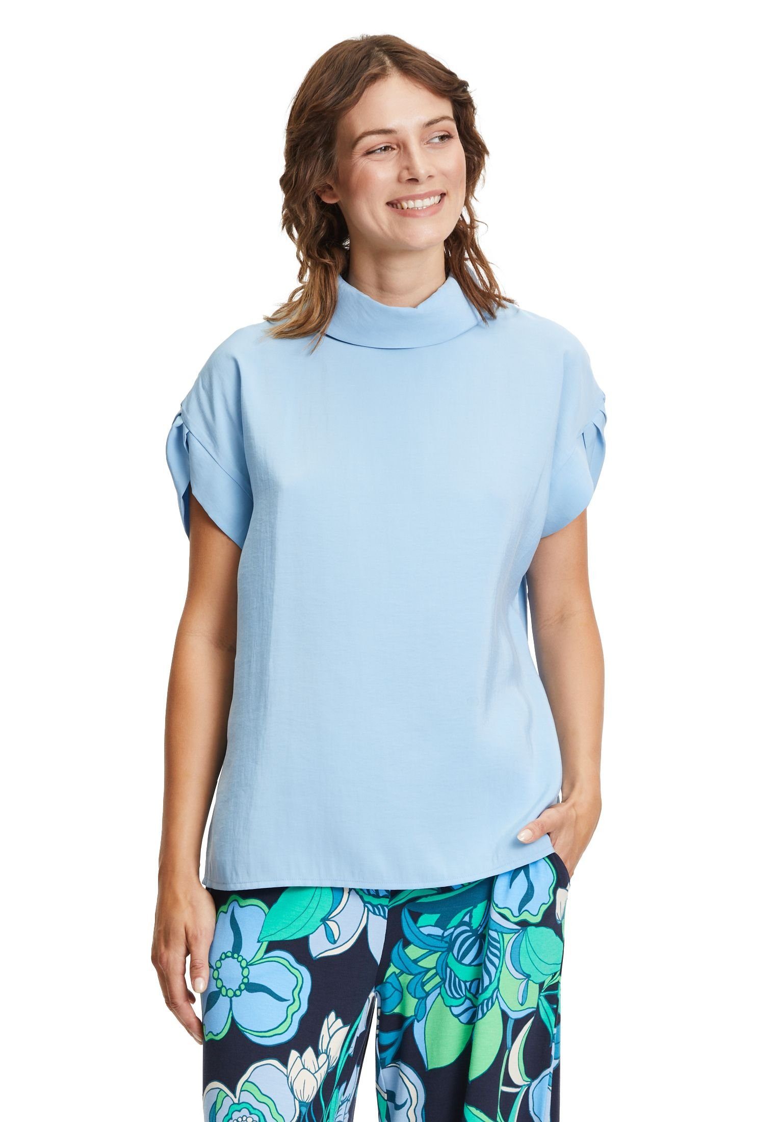 Barclay Betty Blau Klassische Bluse