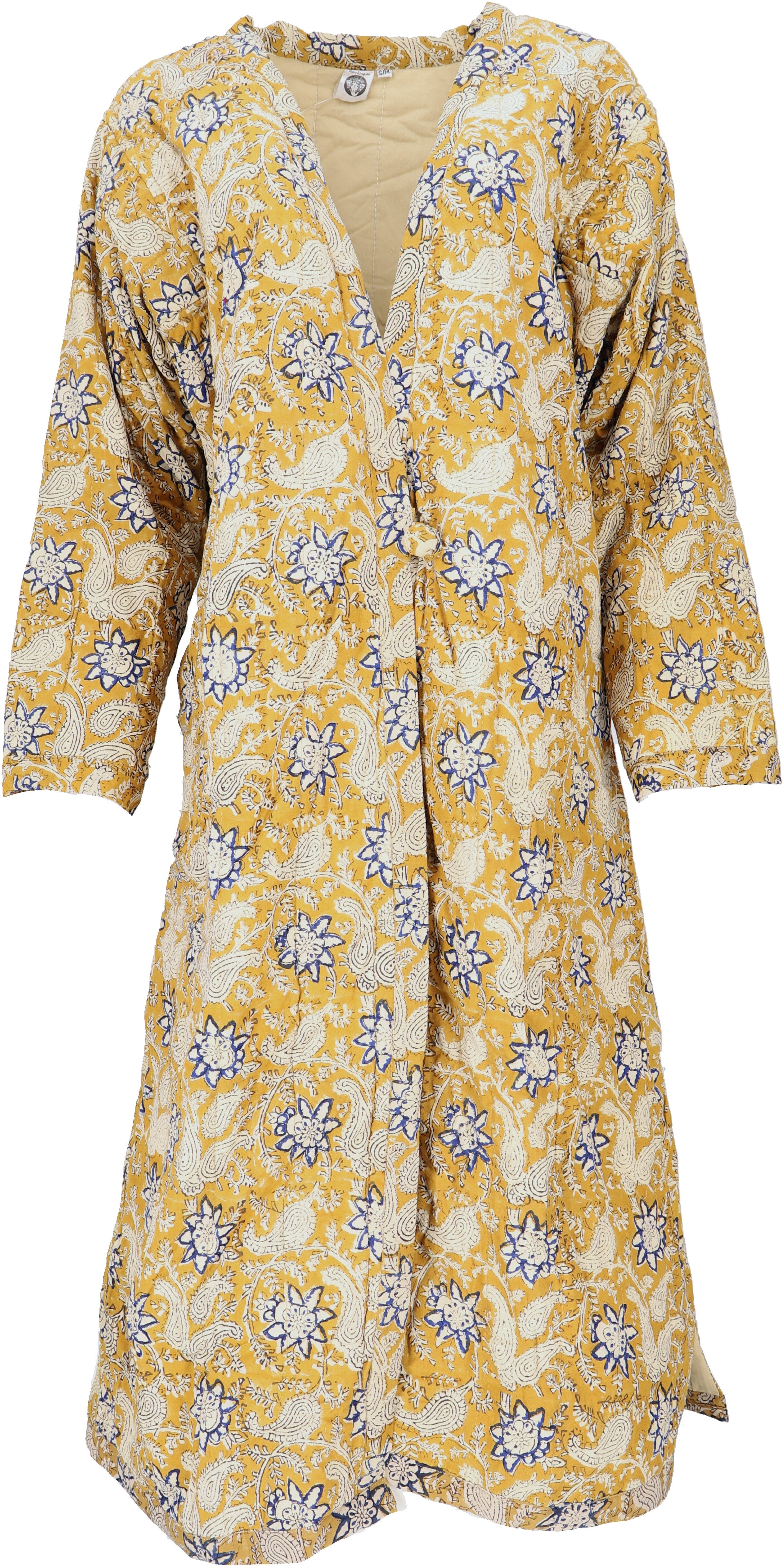 Guru-Shop Kimono Gesteppter Morgenmantel, Hausmantel, Kimono -.., alternati günstig online kaufen