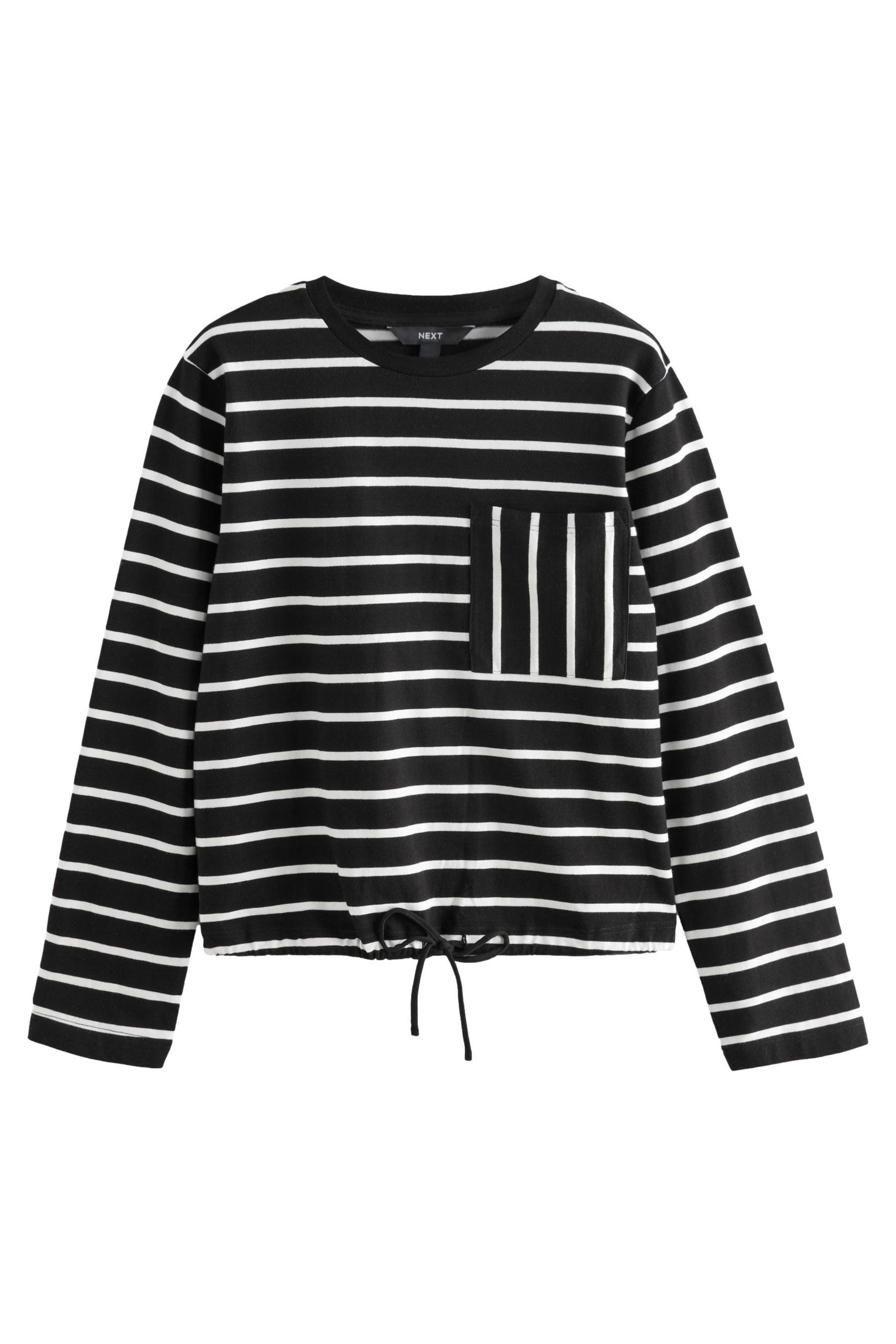 Next Langarmshirt Langarmshirt mit Kordelzug aus günstig online kaufen
