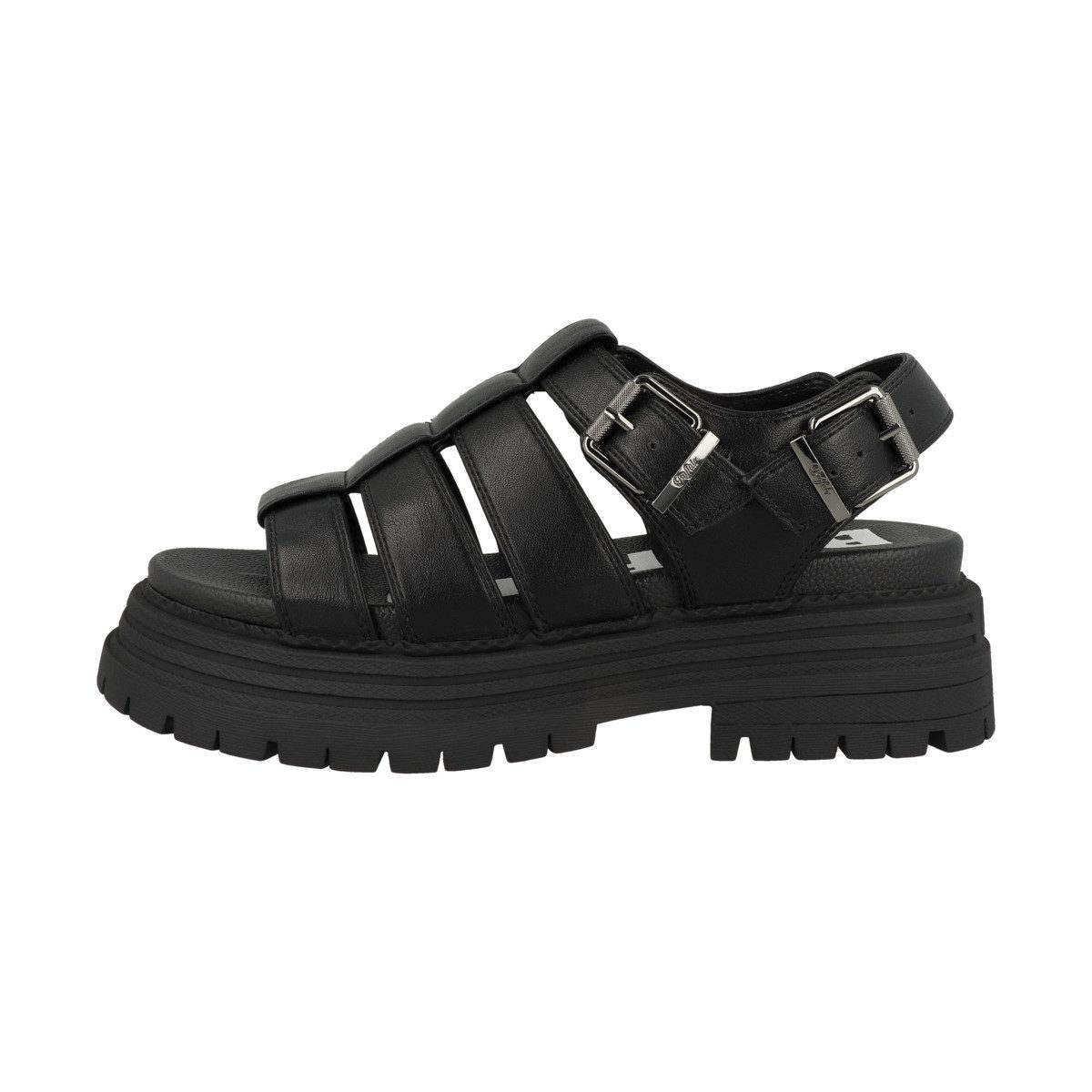 Buffalo Lennox Fisher Damen Sandale Sandaletten, Sommerschuhe, Badeschuhe, Riemchen, Schlappen