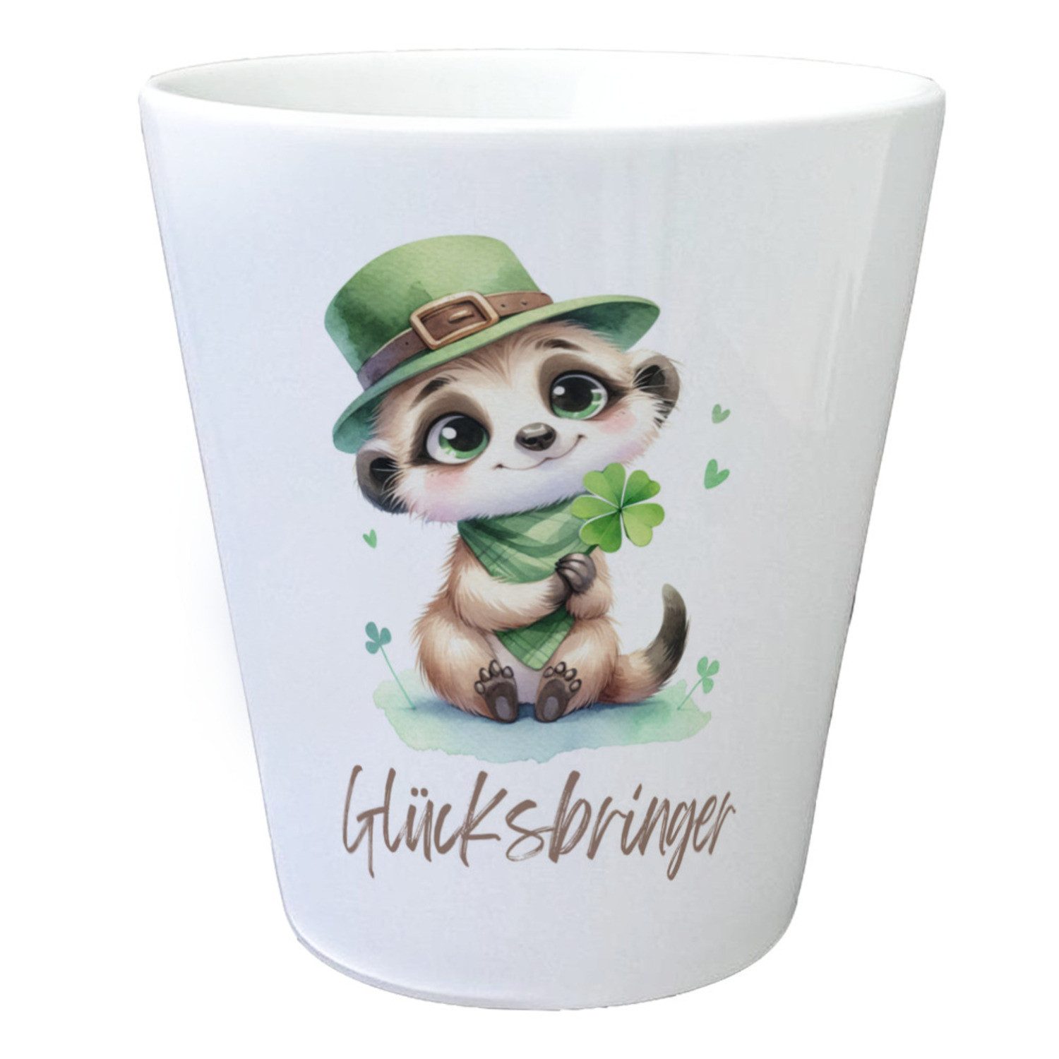 speecheese Blumentopf Erdmännchen Glücksbringer Blumentopf günstig online kaufen