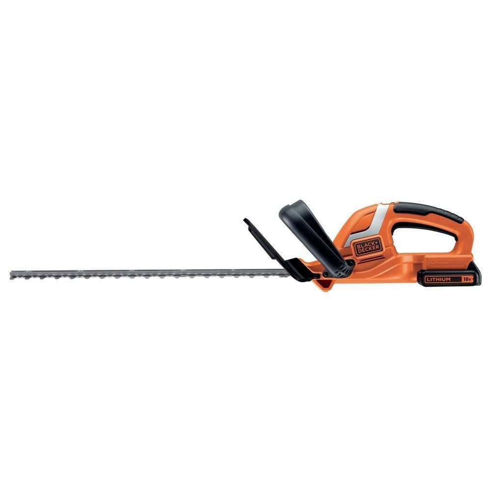 Black + Decker Heckenschere Akku Akku-Heckenschere inkl. Akku, inkl. Ladegerät 18 V Li-Ion 450 mm, inkl. Akku, inkl. Ladegerät