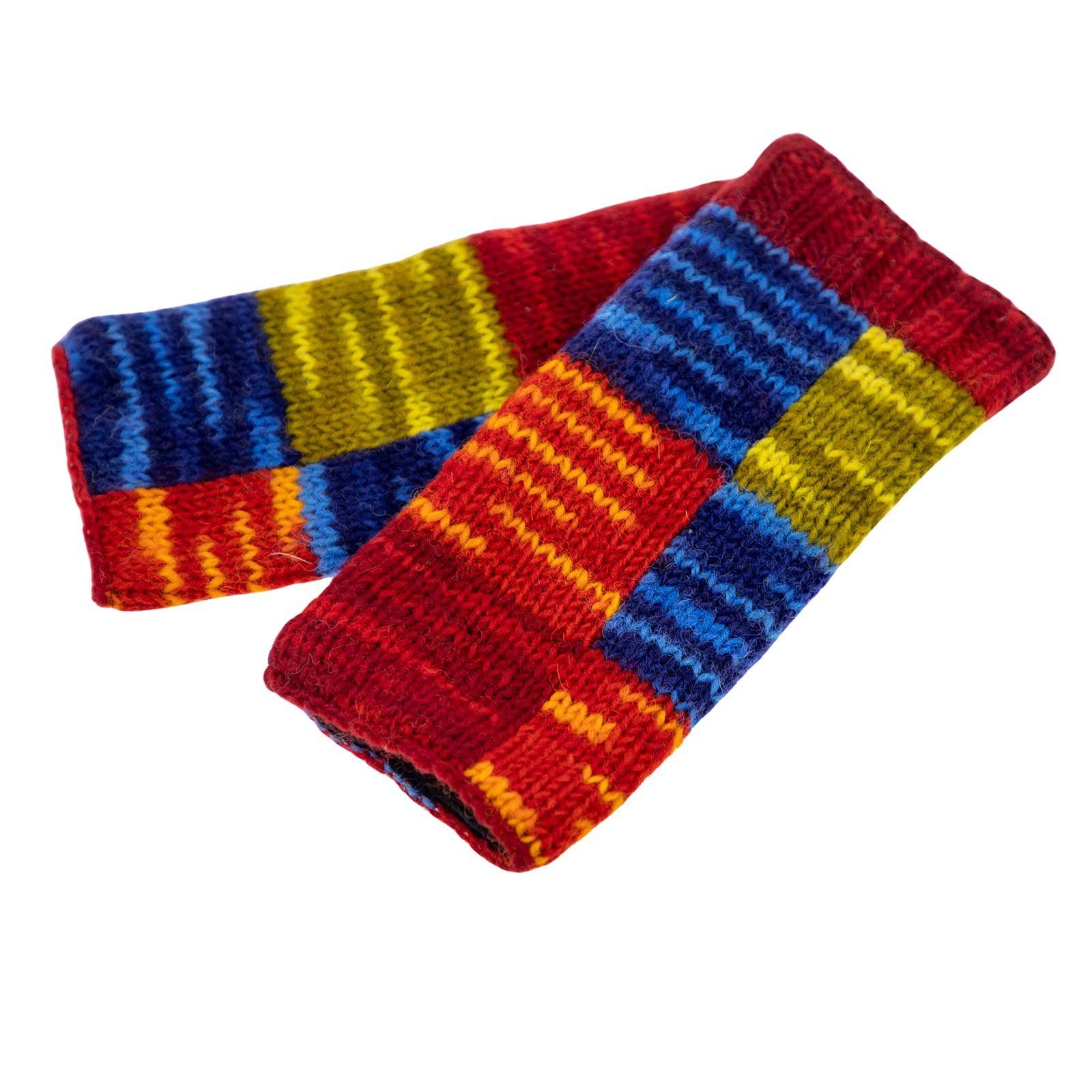 KUNST UND MAGIE Захисні манжети Bunte Захисні манжети Гетри Handwärmer Pulswärmer Handschuhe Wolle Boho