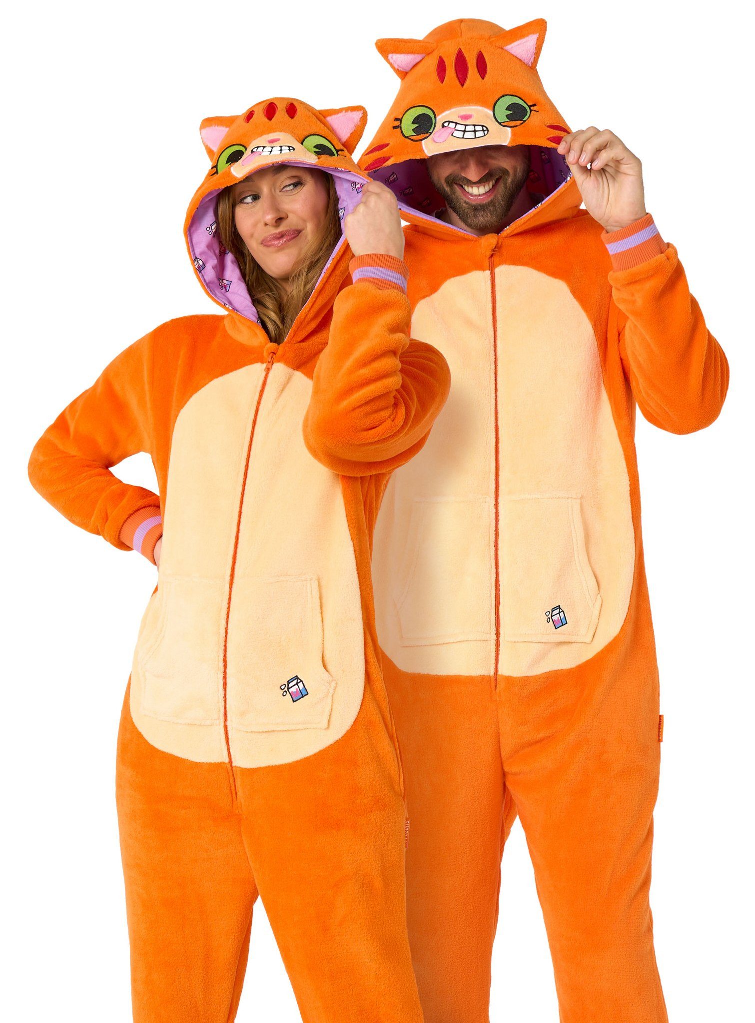 Kostüm Rote Katze Onesie