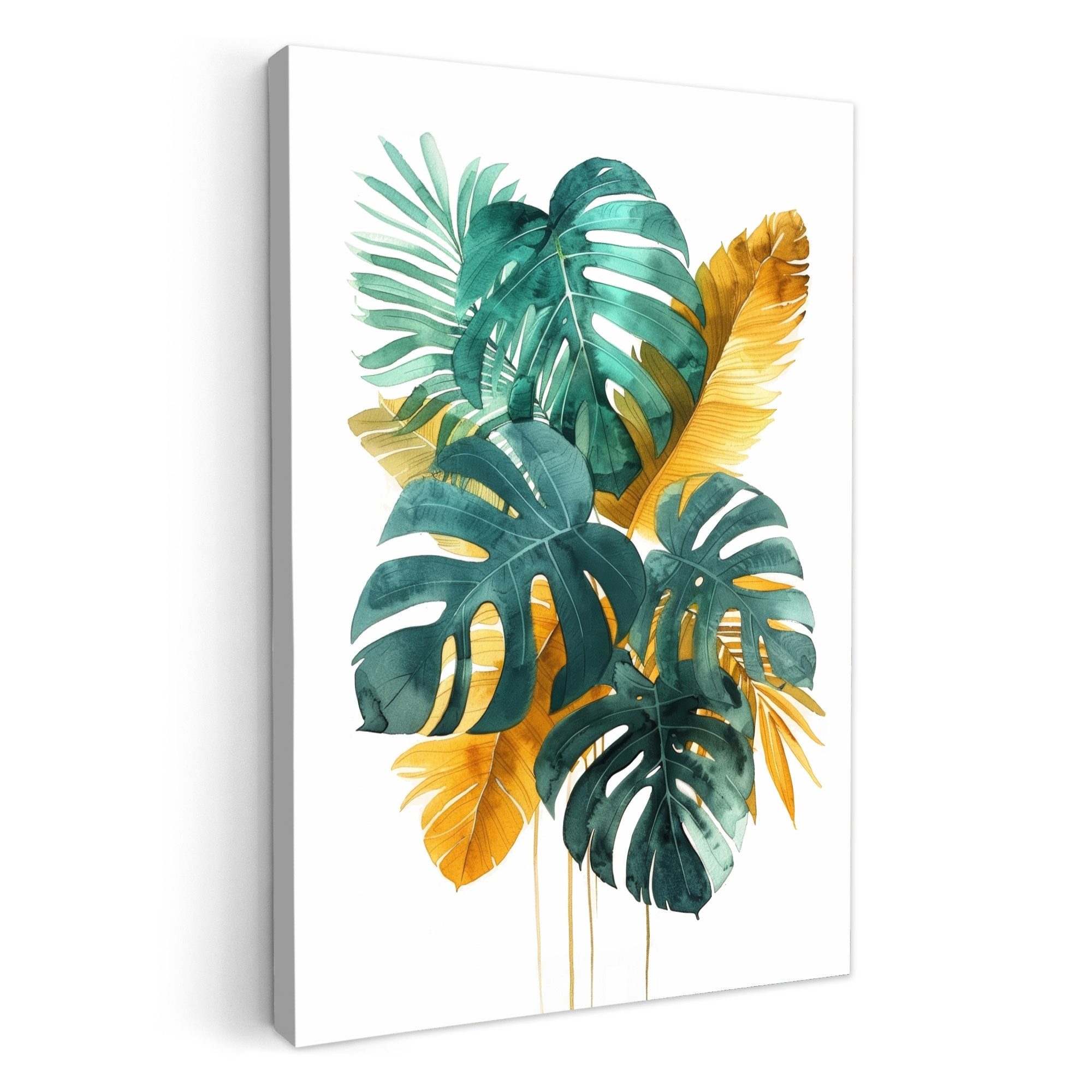OneMillionCanvasses® Leinwandbild Blätter - Tropisch - günstig online kaufen