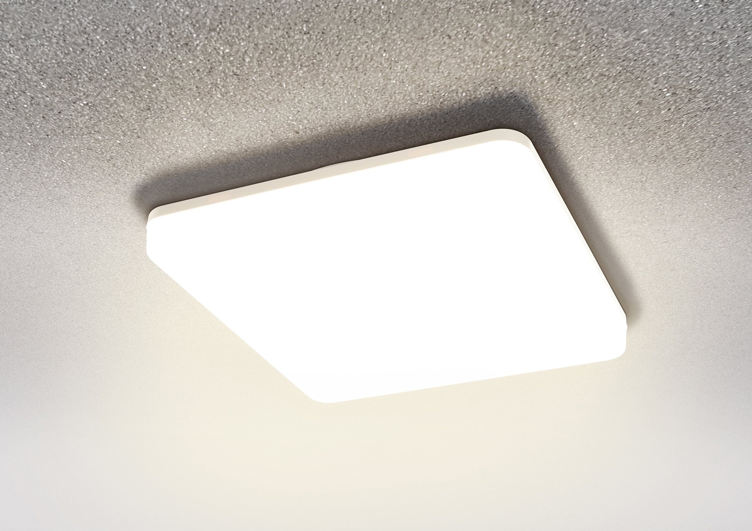 HEITRONIC LED Deckenleuchte Pronto, LED fest integriert, Warmweiß,  Wandlampe, Deckenlampe, für innen und außen, Staub- und  spritzwassergeschützt (IP54)