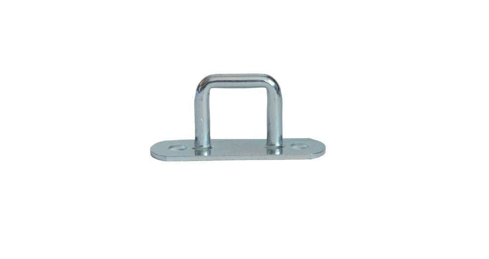 Miederhoff Anhänger 10x Bügel-/ Riemenkrampen - 24x21 mm - Planenhaken - Stahl verzinkt