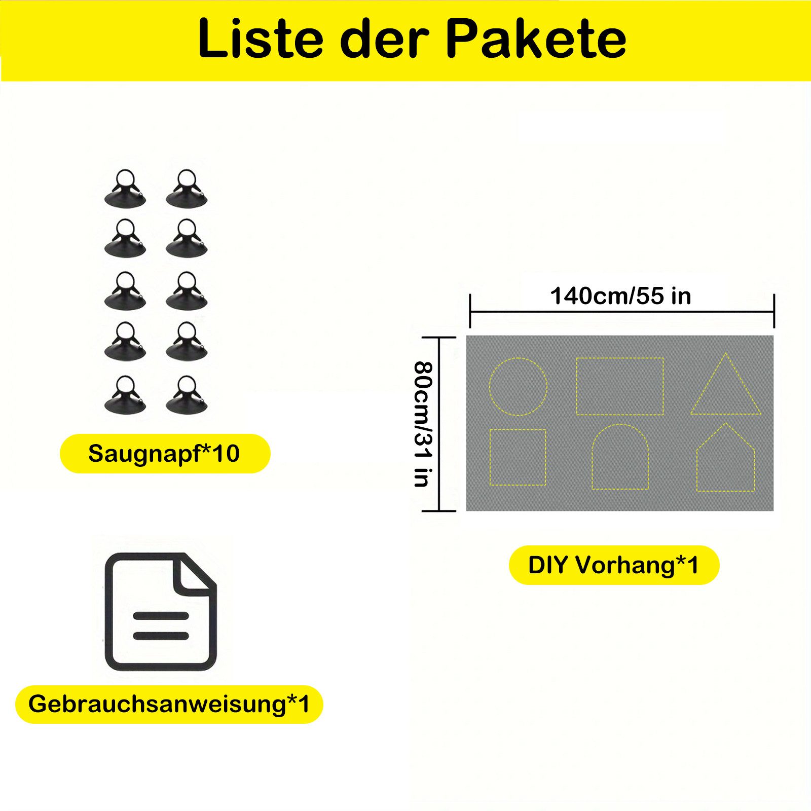 Verdunklungsrollo Verdunklungsstoff ohne Bohren mit Saugnäpfen Schneidbar F günstig online kaufen