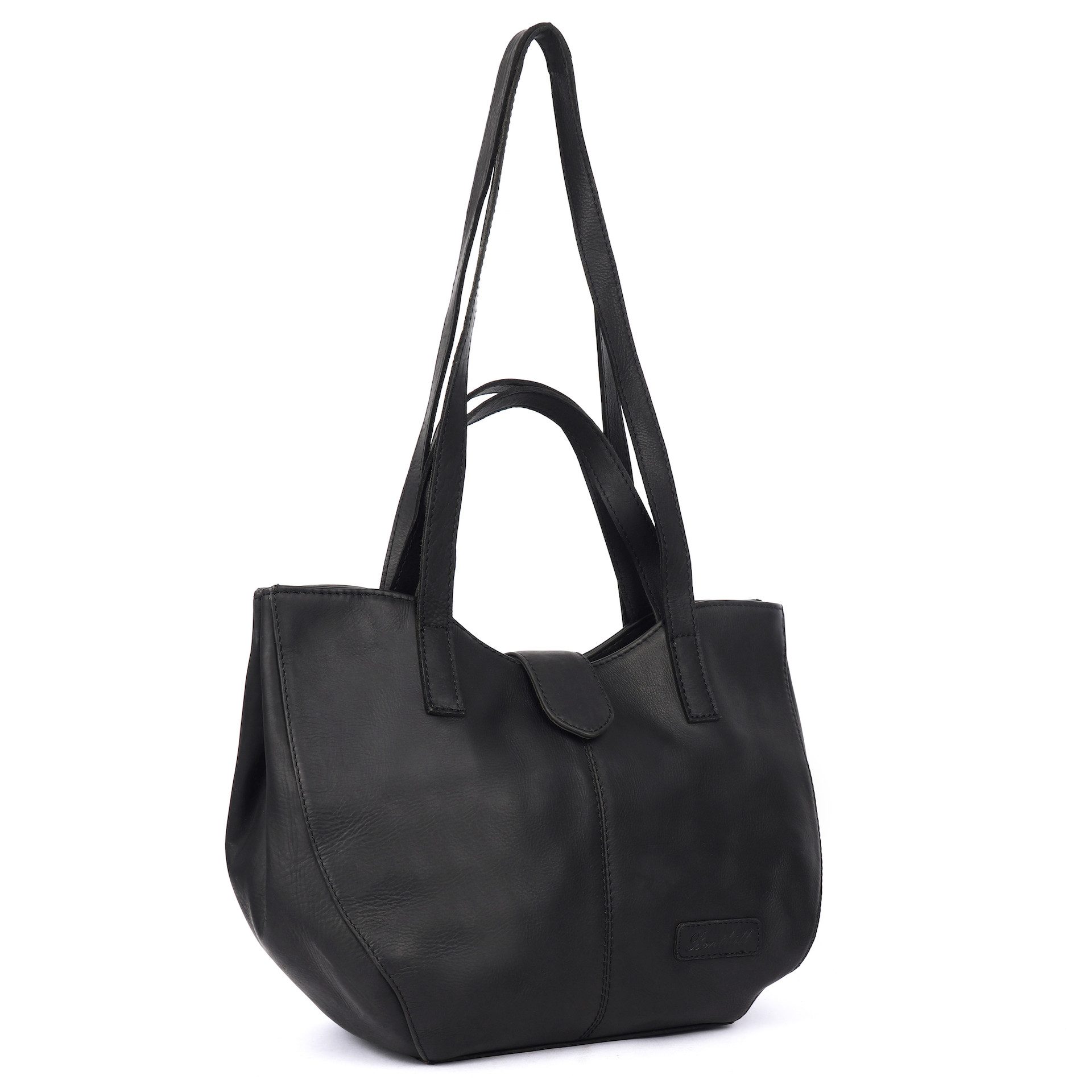 Benthill Handtasche Damen Echt Leder Umhängetasche Shopper Vintage Schulter Handtasche, Schultergurt / Umhängegurt Reißverschlussfach