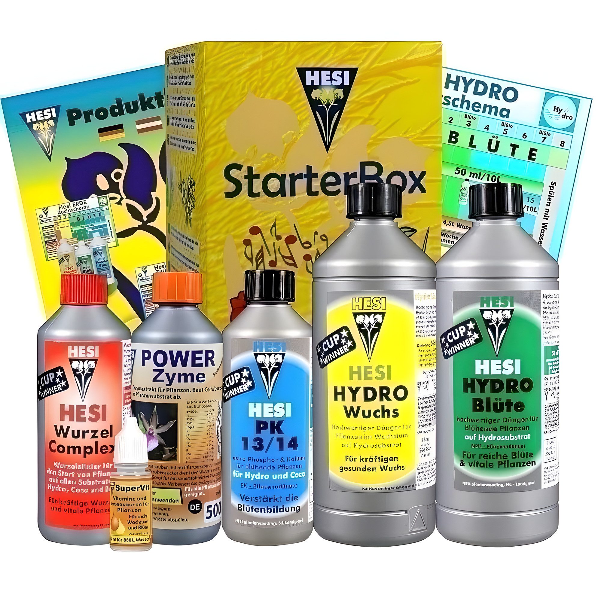 HESI Spezialdünger Hesi Starter-Set Hydro, Dünger-Komplettset