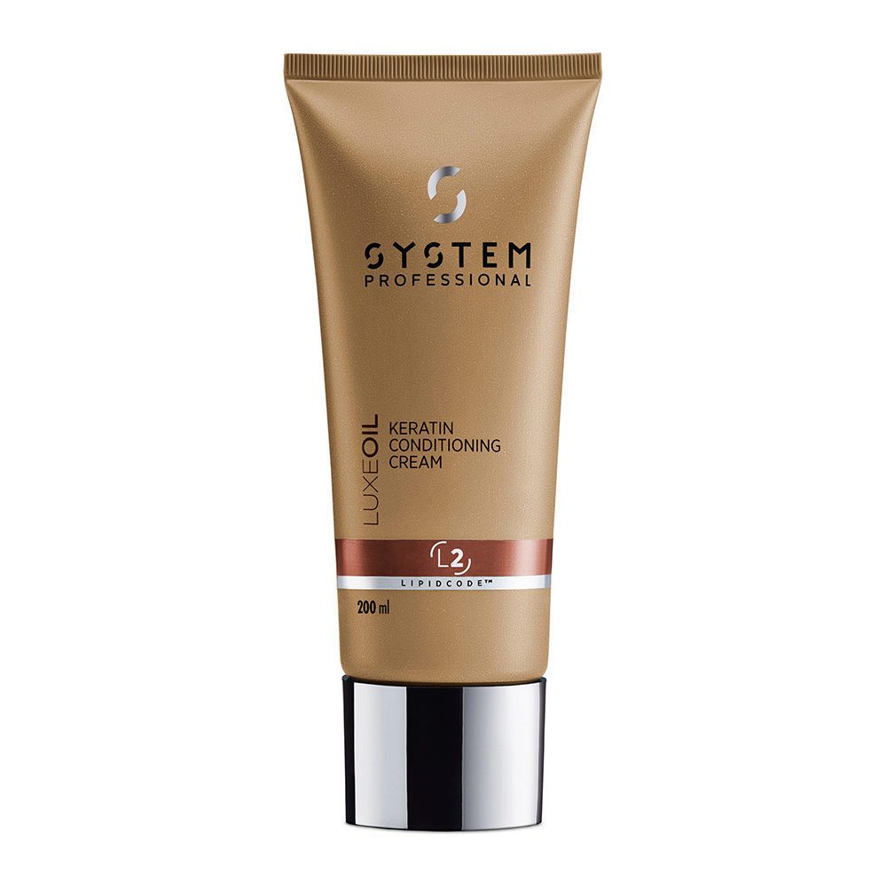 System Professional Haarkur System Professional LuxeOil L2 Keratin Conditioner 200 ml – Pflege für, 1-tlg., Professionelle Salon Pflege