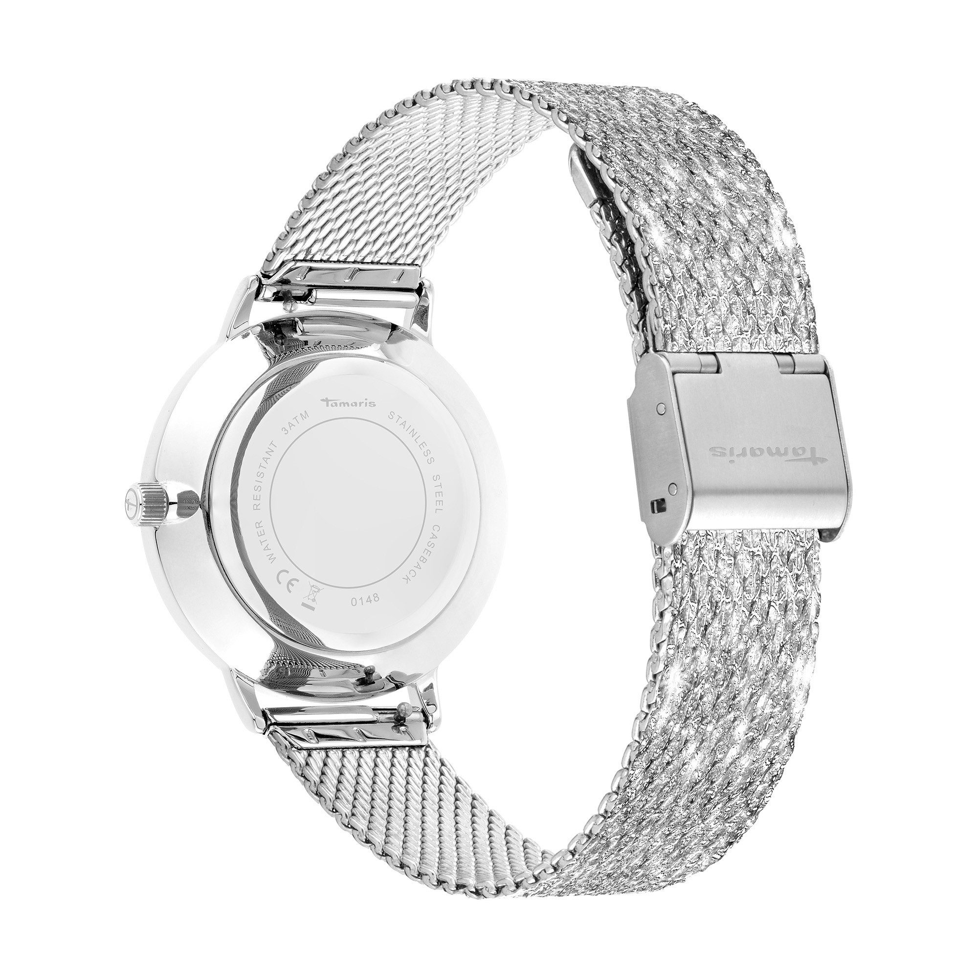 Tamaris Quarzuhr Sparkle Up Edelstahl