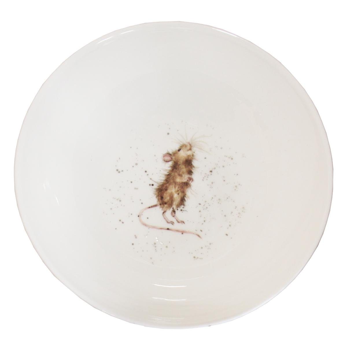 Wrendale Müslischale Wrendale Designs Porzellan Müsli Schale Maus, ca. 15,3 cm D, Porzellan, (Stück)