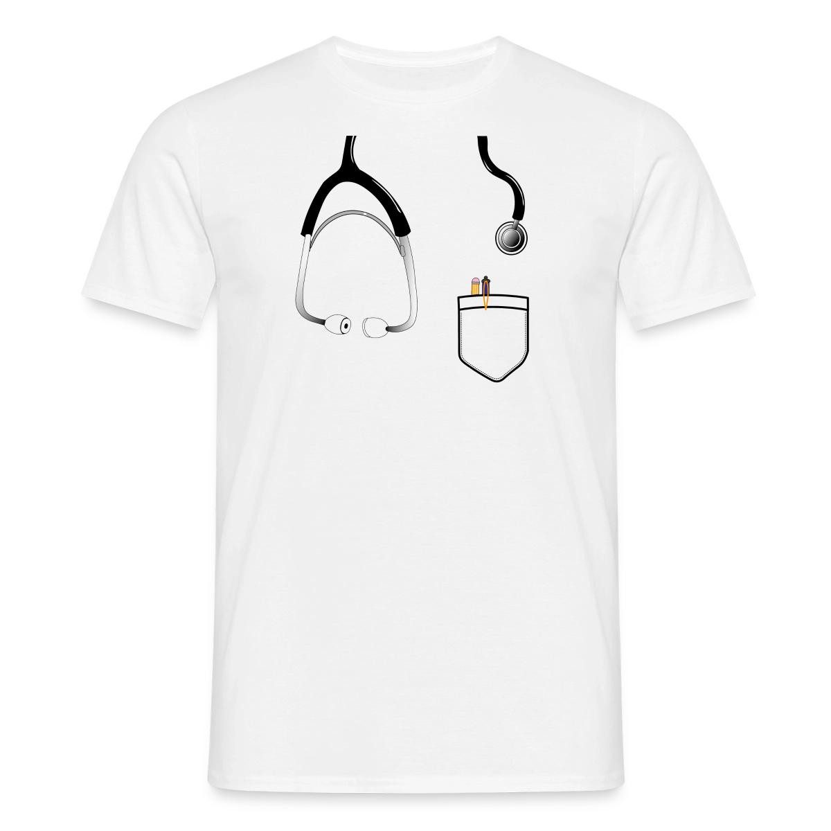T-Shirt Doktor Kostüm Für Karneval & Fasching Männer T-Shirt