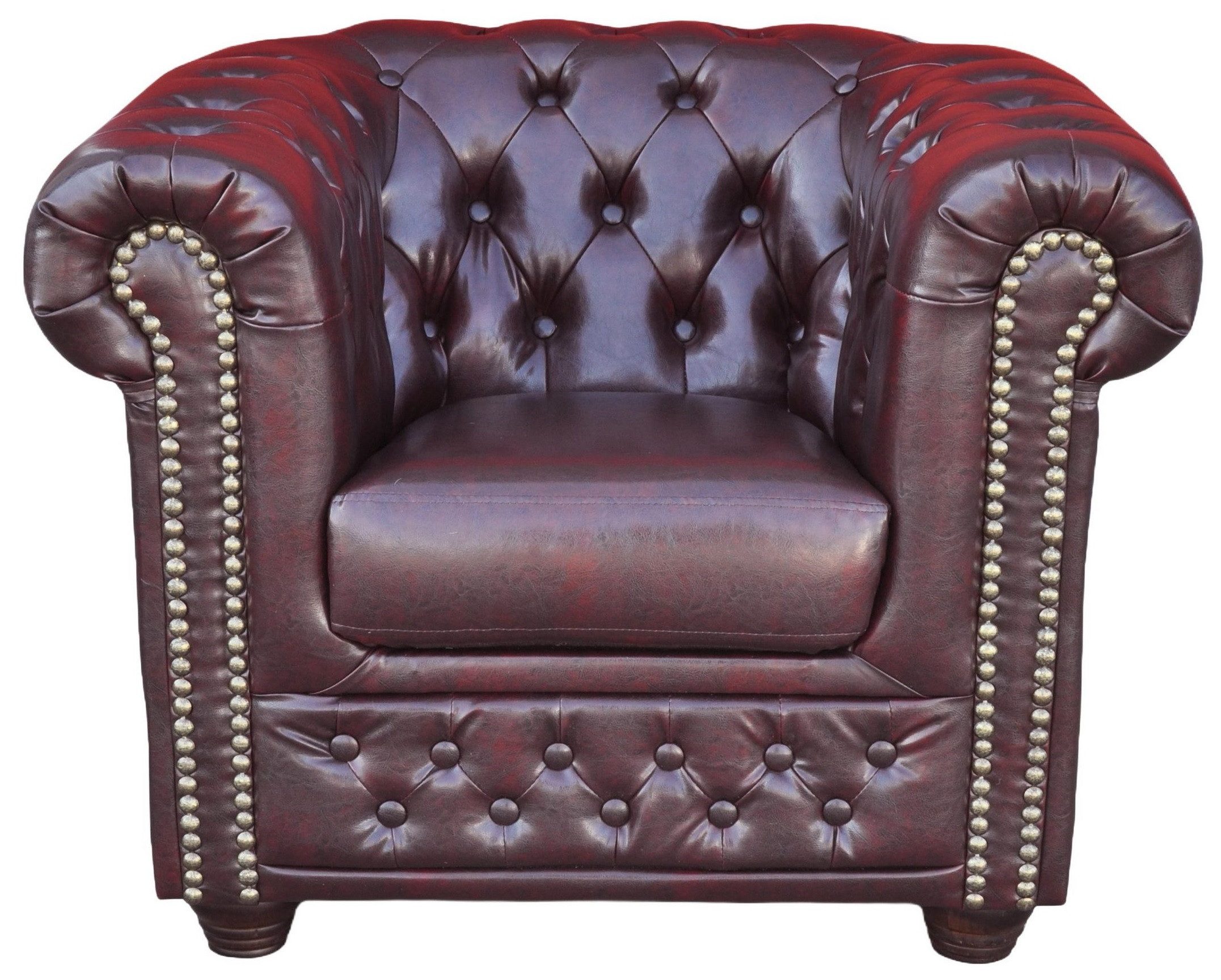 Xlmoebel Chesterfield-Sessel Neu Chesterfield Einzelsitzer Fernsehsessel in Stoffbezug (Sessel), Hergestellt in Europa