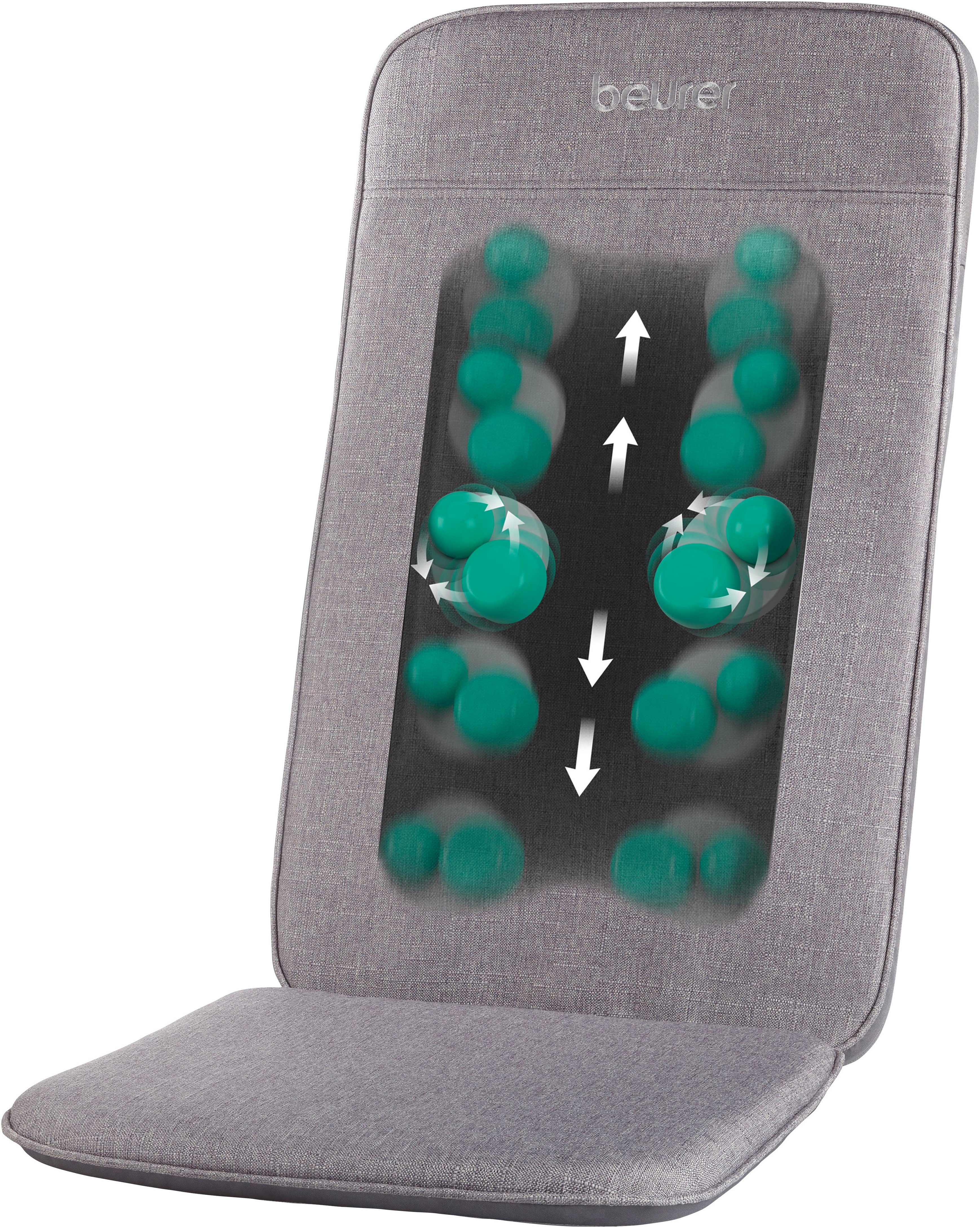 BEURER Shiatsu-Massagesitzauflage MG 202, extra leichte Sitzauflage