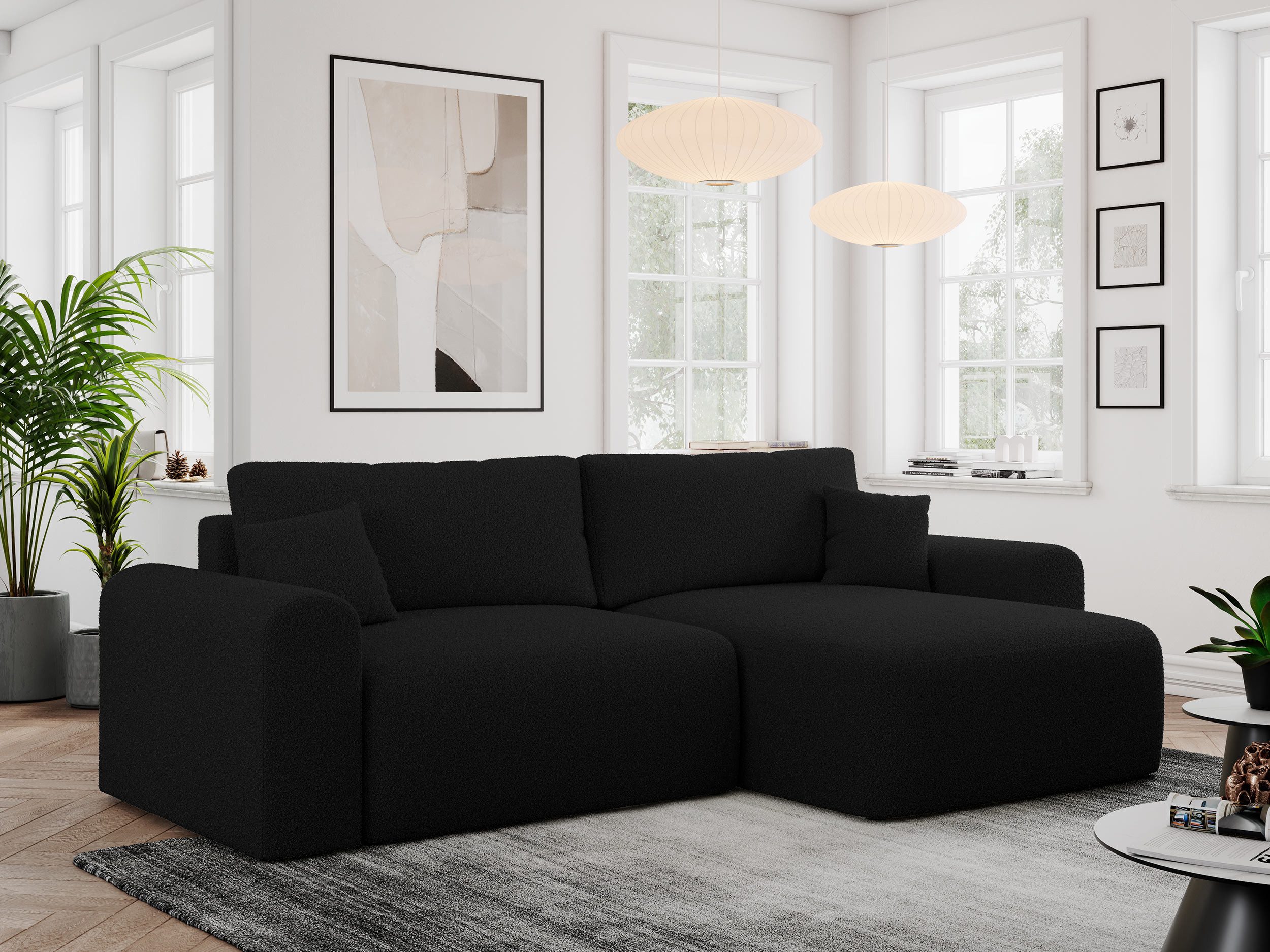 MKS MÖBEL Ecksofa NELSON, Set, Wellenfedern, günstig online kaufen