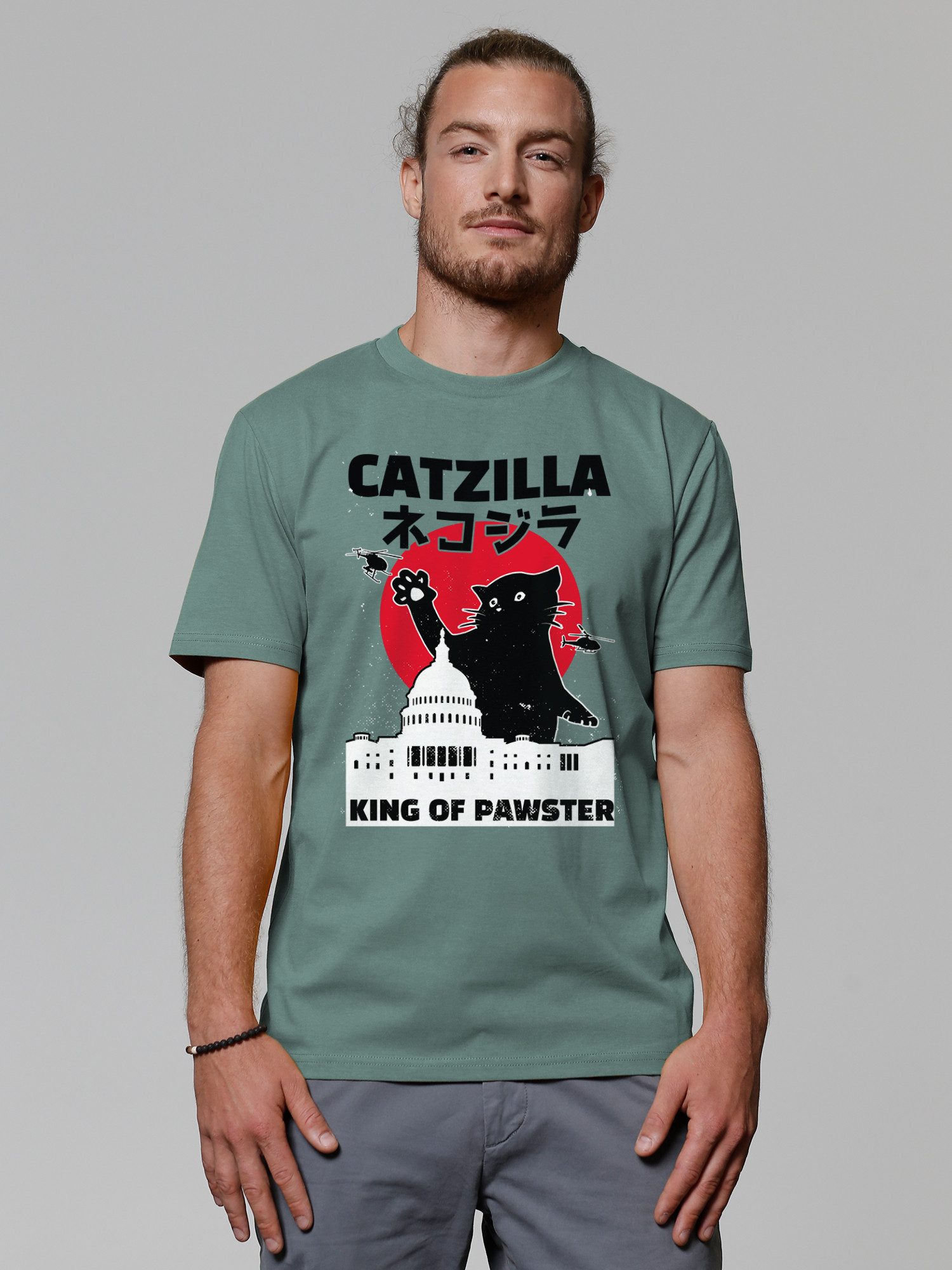 wat? Apparel T-Shirt Catzilla günstig online kaufen