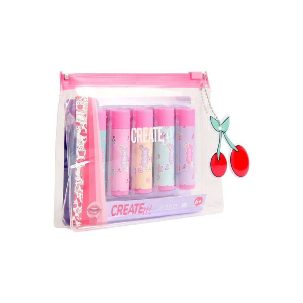 Canenco Kosmetik-Set CREATE it! - Lipbalm - 5 Stück im Etui, 5-tlg.
