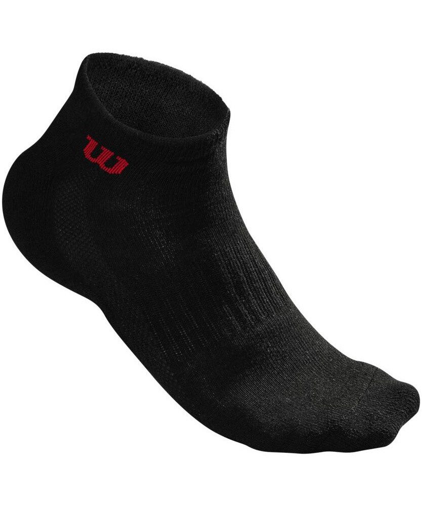 Wilson Tennissocken Quarter schwarz Herren - 3 Paar