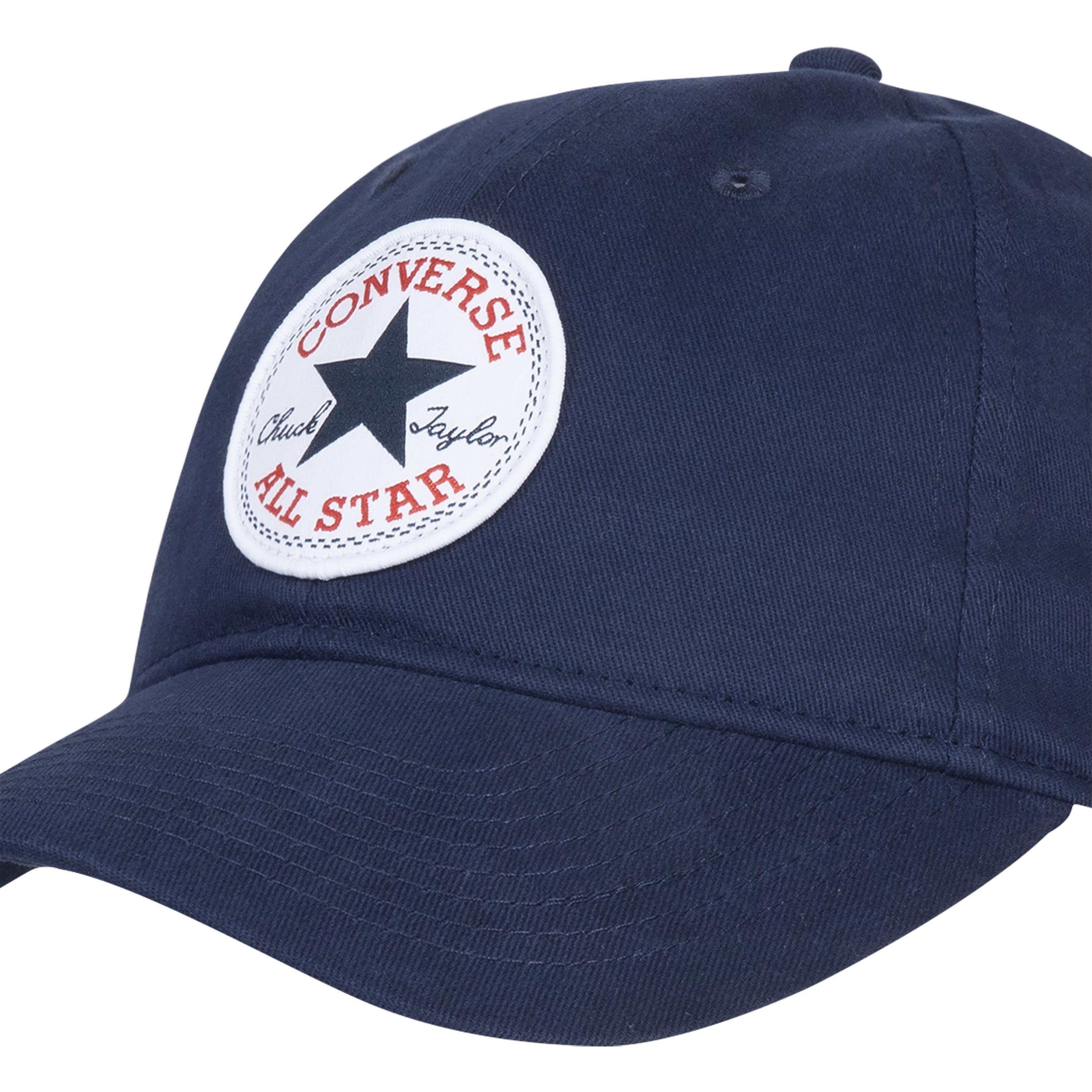 Converse Baseball Cap CAN CHUCK PATCH CURVE BRIM HAT für kids 8-15 Jahre mit Klettverschluss, im Basic-Stil