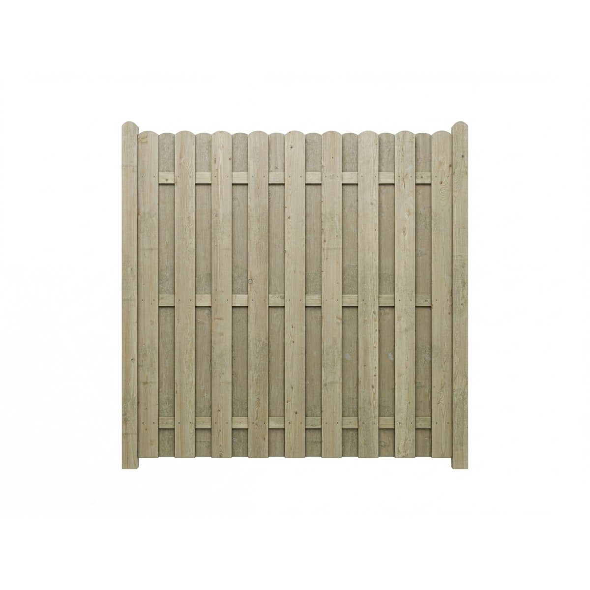 Woodtex Sichtschutzelement WOODTEX Holz Sichtschutzzaun Nadelholz Braun / Grün blickdicht